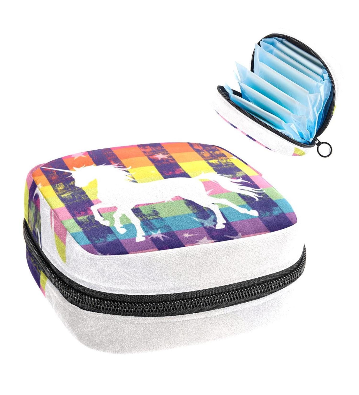 MUOOUM Tropical Palm Leaf Period Storage Bag Portable for Women & Teens Menstrual Cup & Breastfeeding Essentials 4.7x6.6  - Buy Online on GoSupps.com