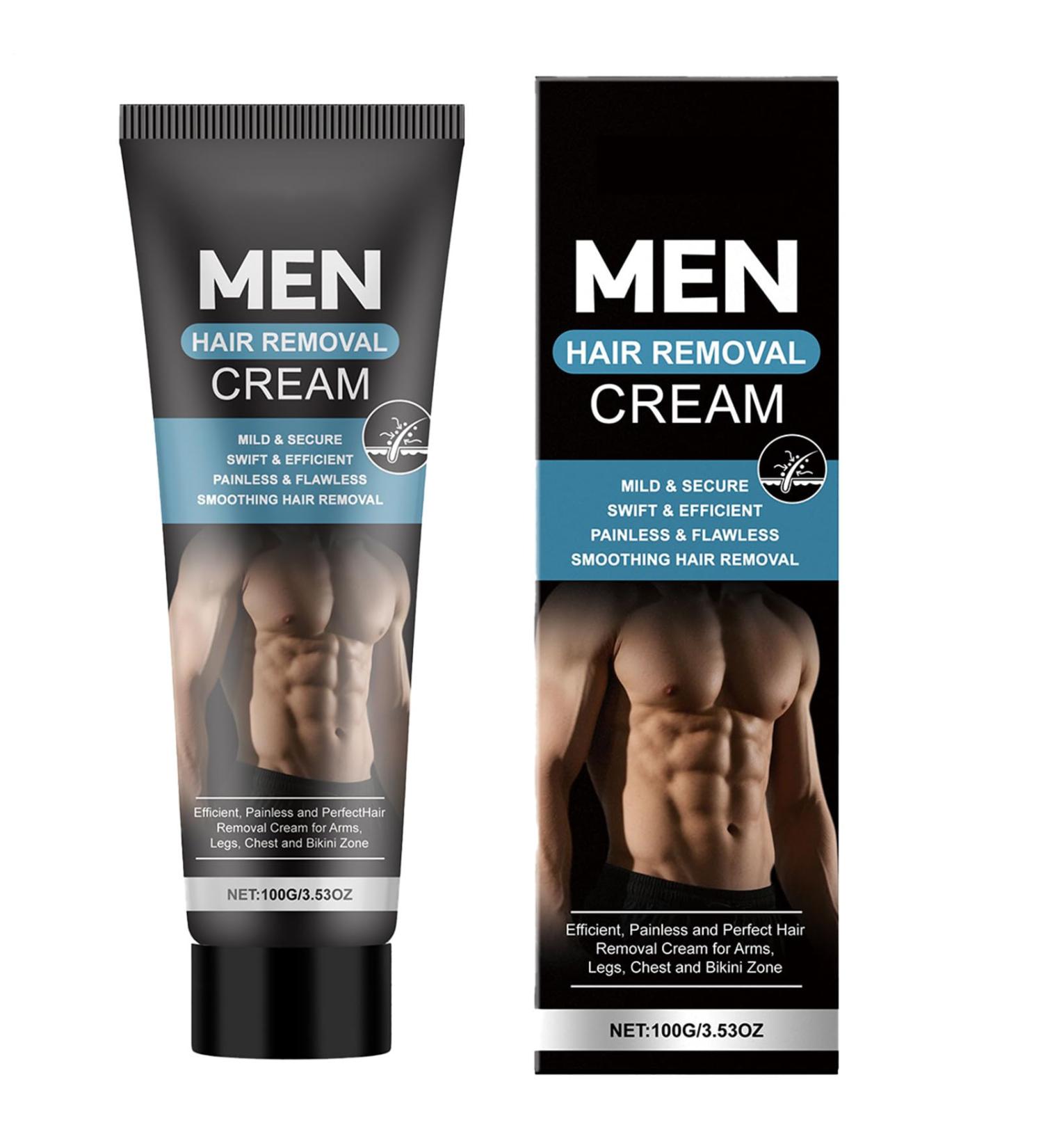  G n rique Hair Removal Cream for Men | 100ml Shaving Product | Hair Removal Cream for Intimate Hair | for Boyfriend Husband Father Athletes Bodybuilders Swimmers Professionals Busy Men Chest Back - Buy Online on GoSupps.com