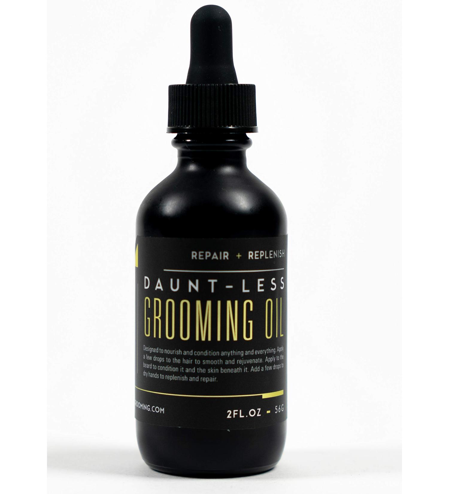 DAUNTLESS Modern Grooming Co. GROOMING OIL BAY RUM. hair tonics beard oils and hand lotion. works on the hair/scalp beard/skin elbows hands feet. nourishment and repairing oil - Buy Online on GoSupps.com