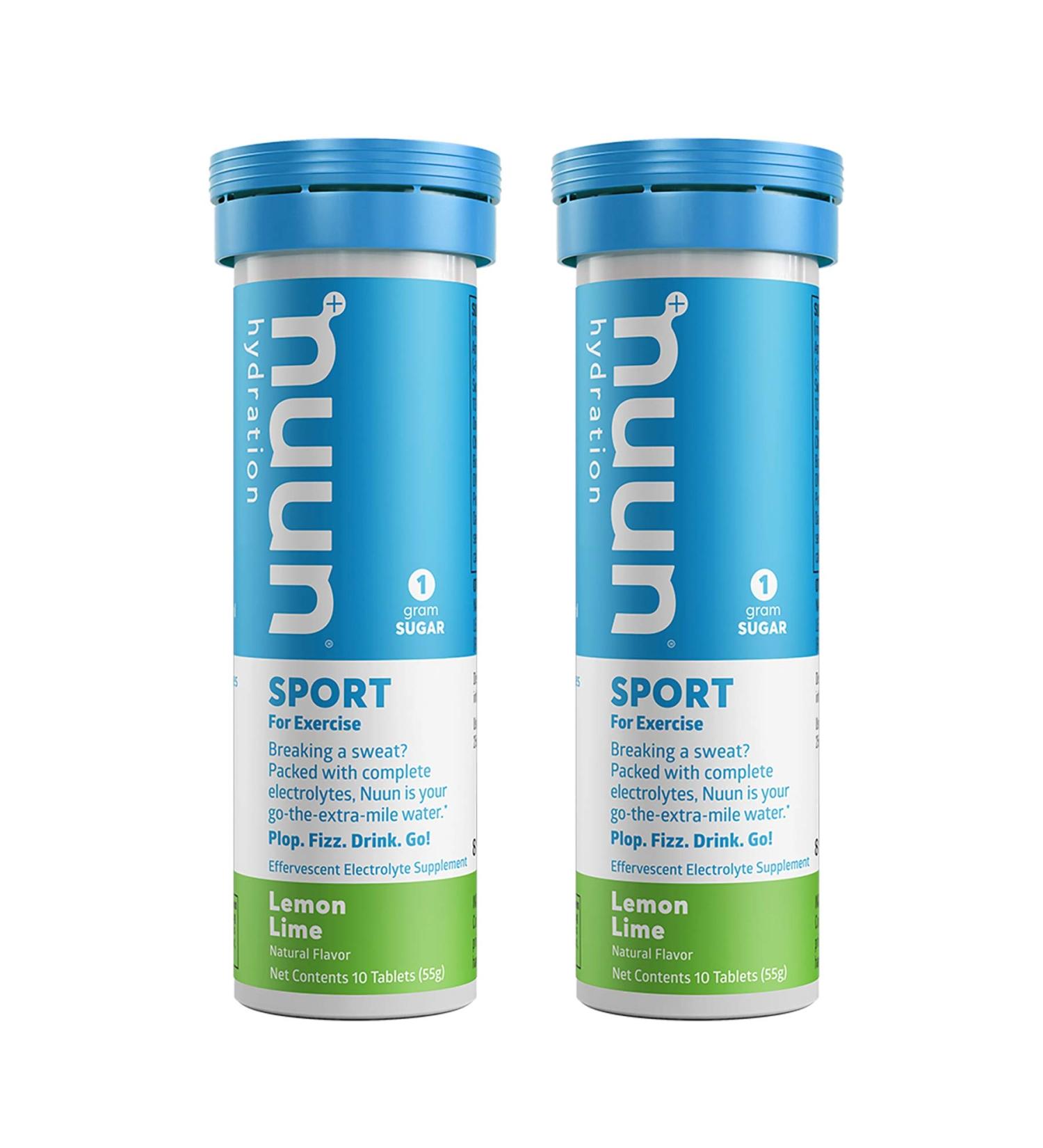 Nuun Active Lemon Lime Electrolyte Drink Tablets - 20 Count | Hydration Boost for International Shipping - Buy Online on GoSupps.com