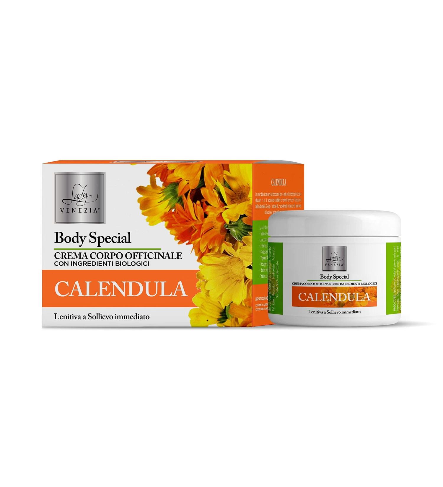 Cr me Sp ciale 99% Calendula Naturelle au soulagement imm diat - pour les br lures les cicatrices - contre l'acn les boutons les petites br lures - 250ml - FABRIQUE EN ITALIE