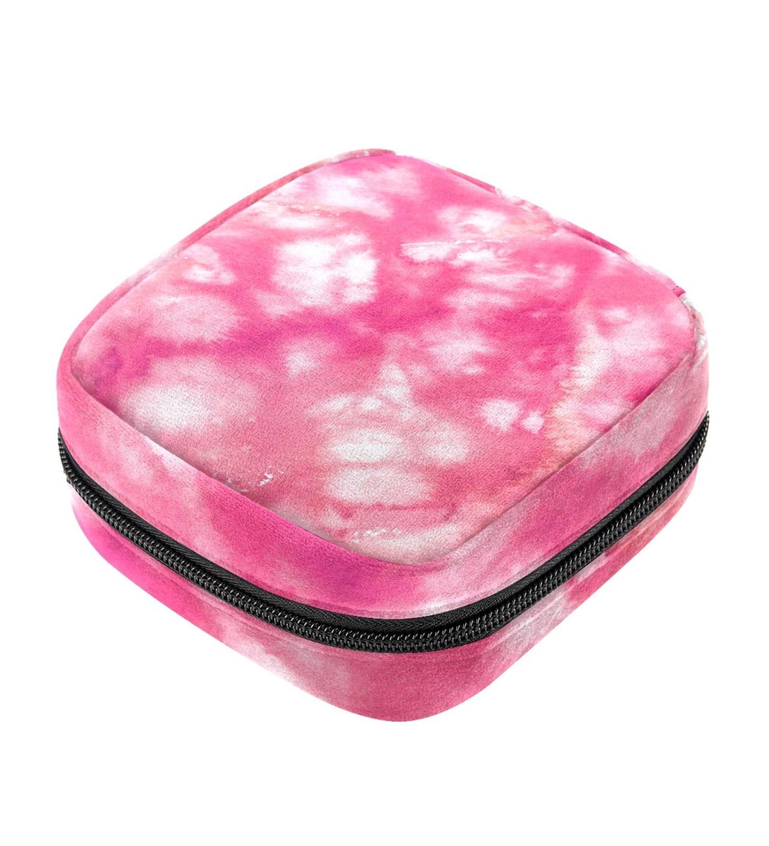Guantierendiy Sanitary Napkin Storage Bag Pink Tie Dye Menstrual Cup Pouch Nursing Pad Holder Tampon Bags Feminine Product Pouches Portable Period Kit Bag Color 6 - Buy Online on GoSupps.com