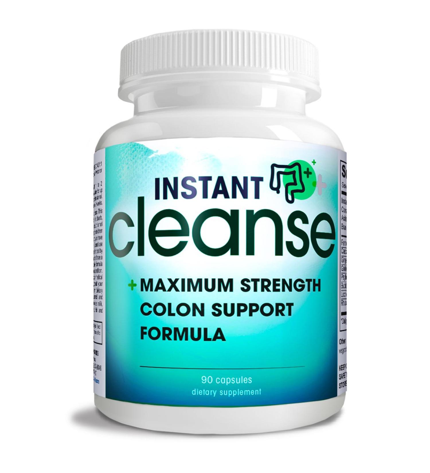 Instant Cleanse - Triple Strength Activated Colon Cleanse for Optimal Colon Health - Buy Online on GoSupps.com
