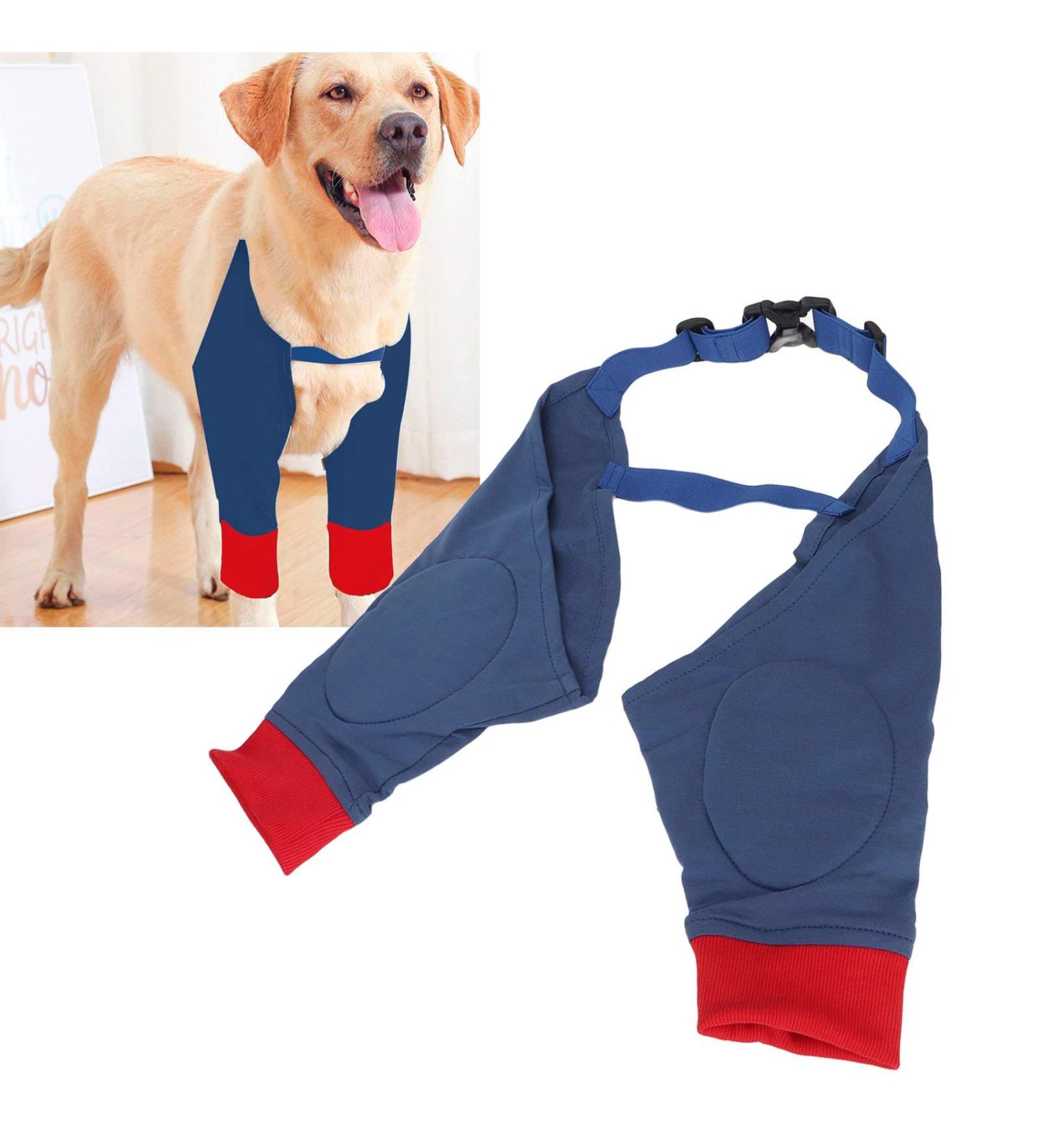 Front Leg Dog Leg Joint Sleeve Elastic Breathable Highly Elastic Breathable Lick Proof Canine Elbow Protector (L) - Buy Online on GoSupps.com