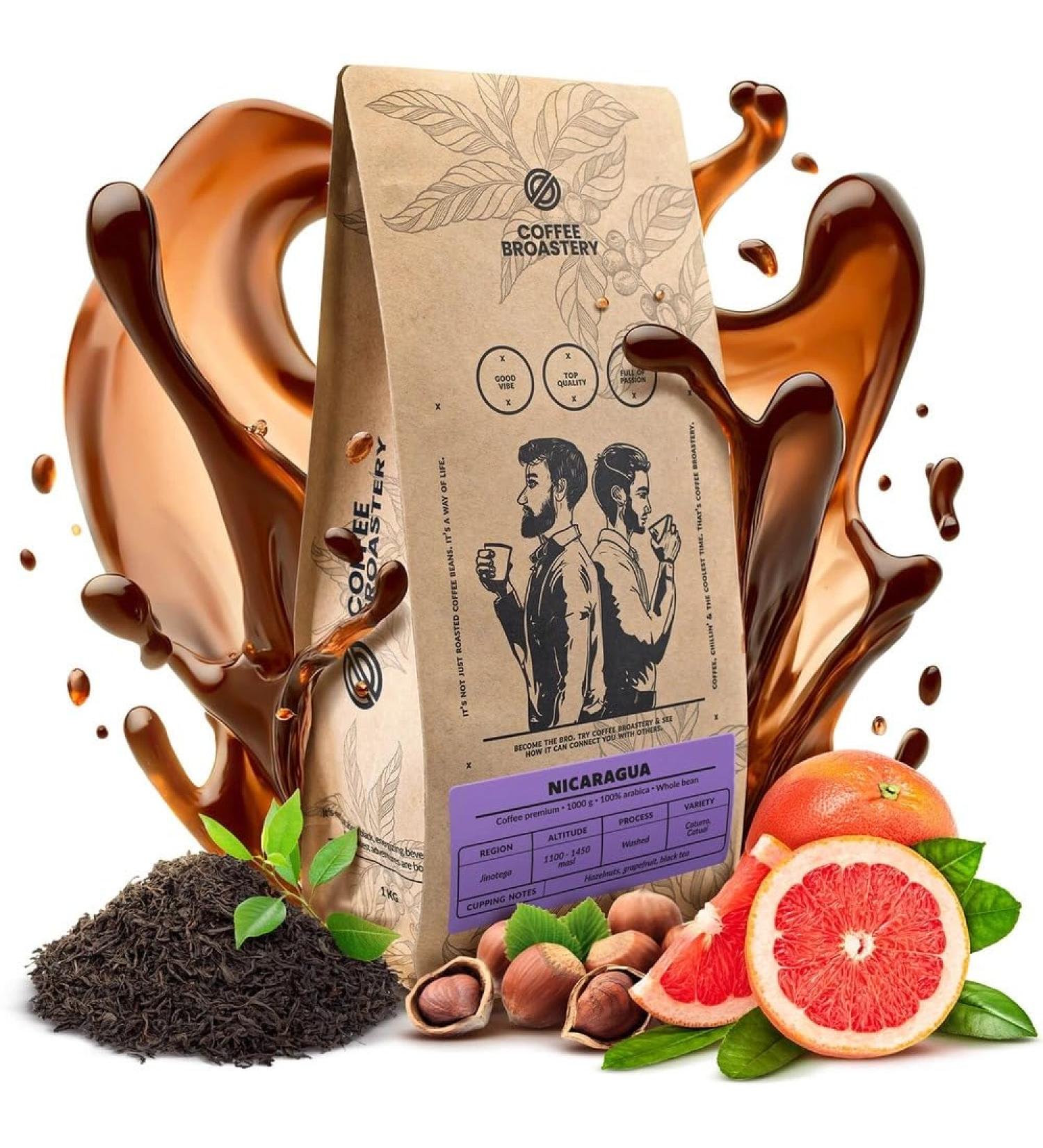 Coffee Broastery Coffee Beans Nicaragua Colibr Azul Speciality 1kg 1000g | Specialty Coffee | Nicaragua | Freshly Roasted | Kraft Coffee Roastery - Buy Online on GoSupps.com