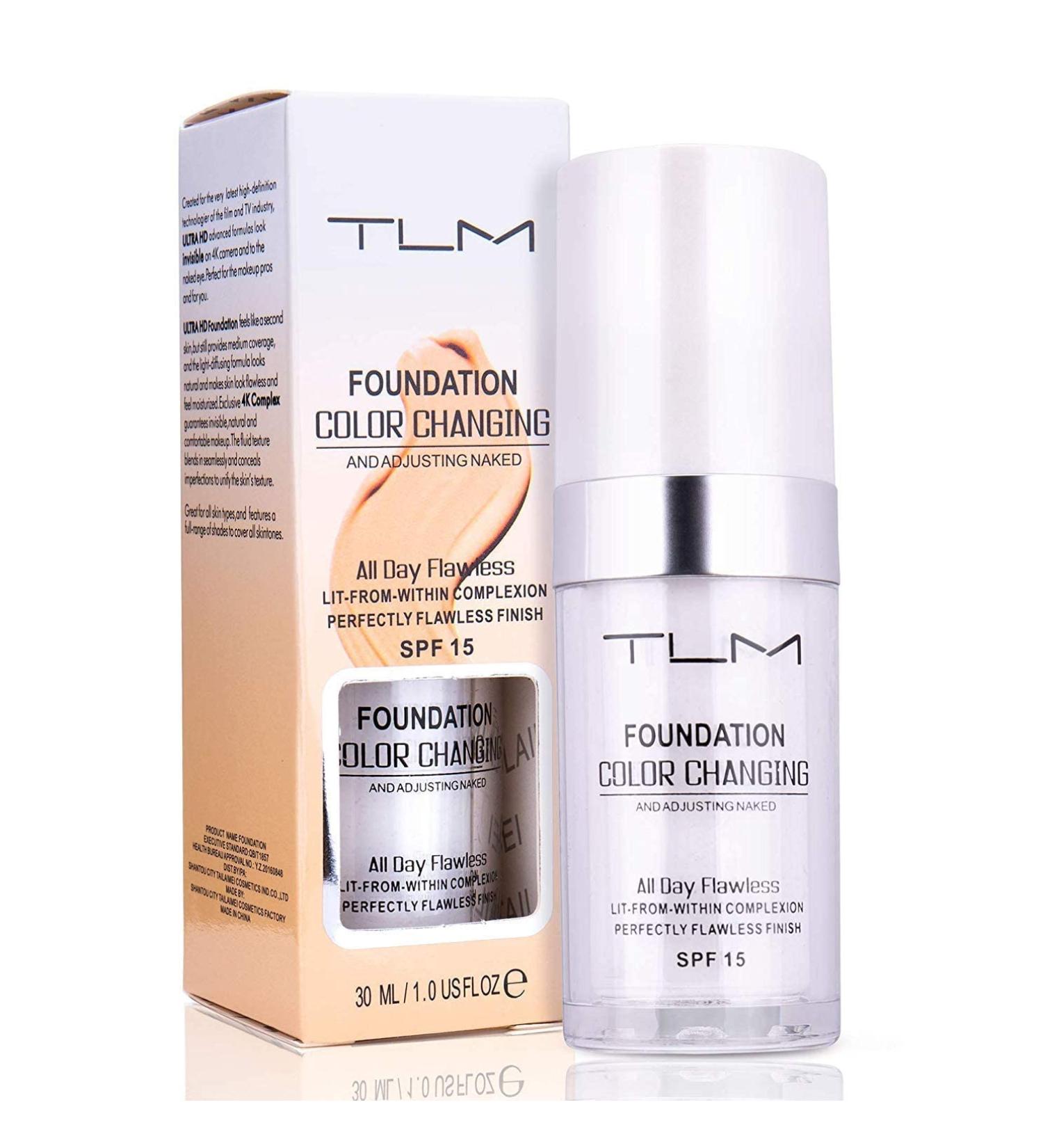 KOSIMI 30ml TLM Color Changing Foundation Liquid - Customize Your Skin Tone with Easy Blend Technology - Buy Online on GoSupps.com