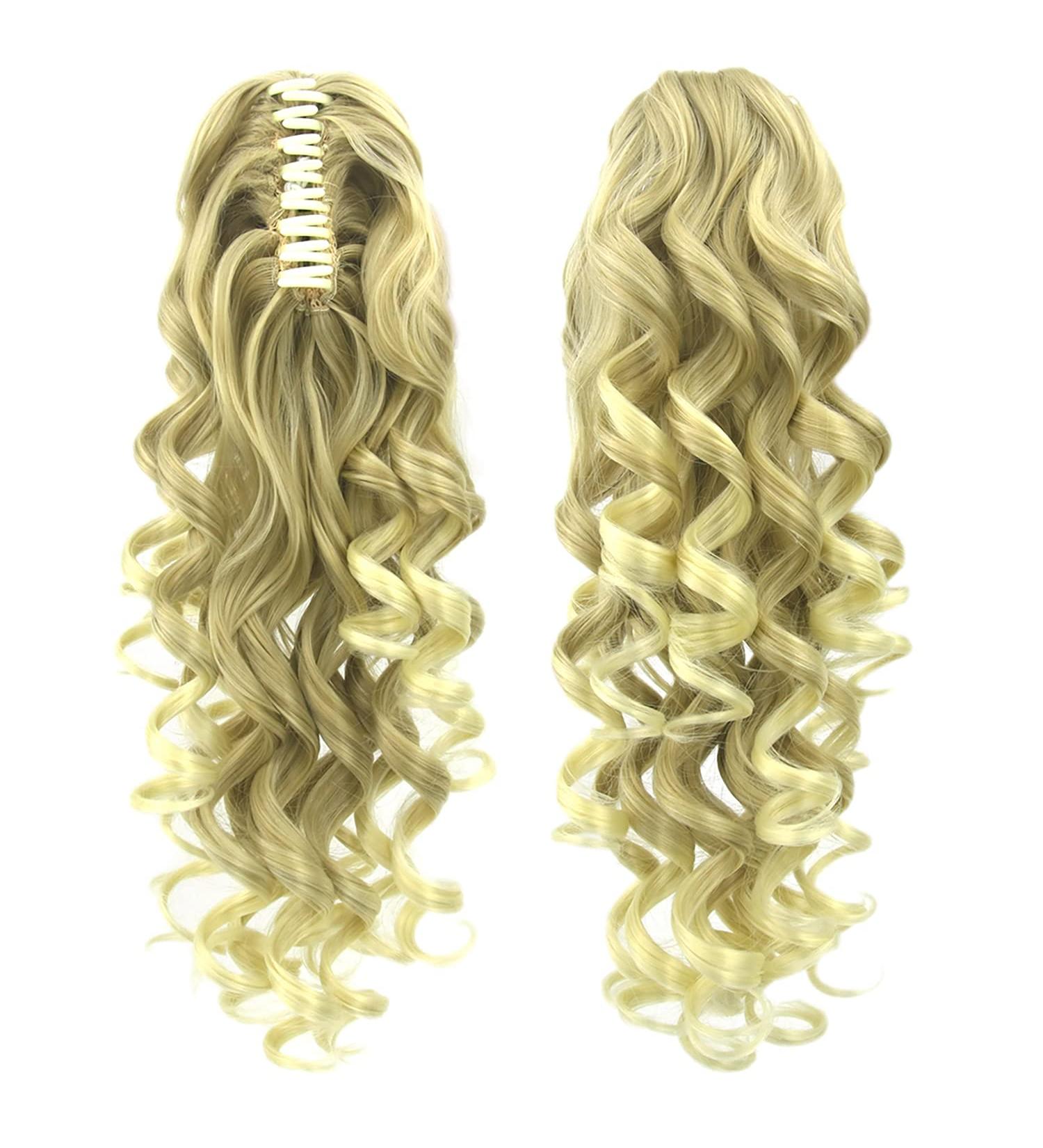 IMISSU Long Curly Claw Ponytail Clip On Hair Extension Pony Tail Hair Piece (Dirty Blonde 24T613) - Buy Online on GoSupps.com