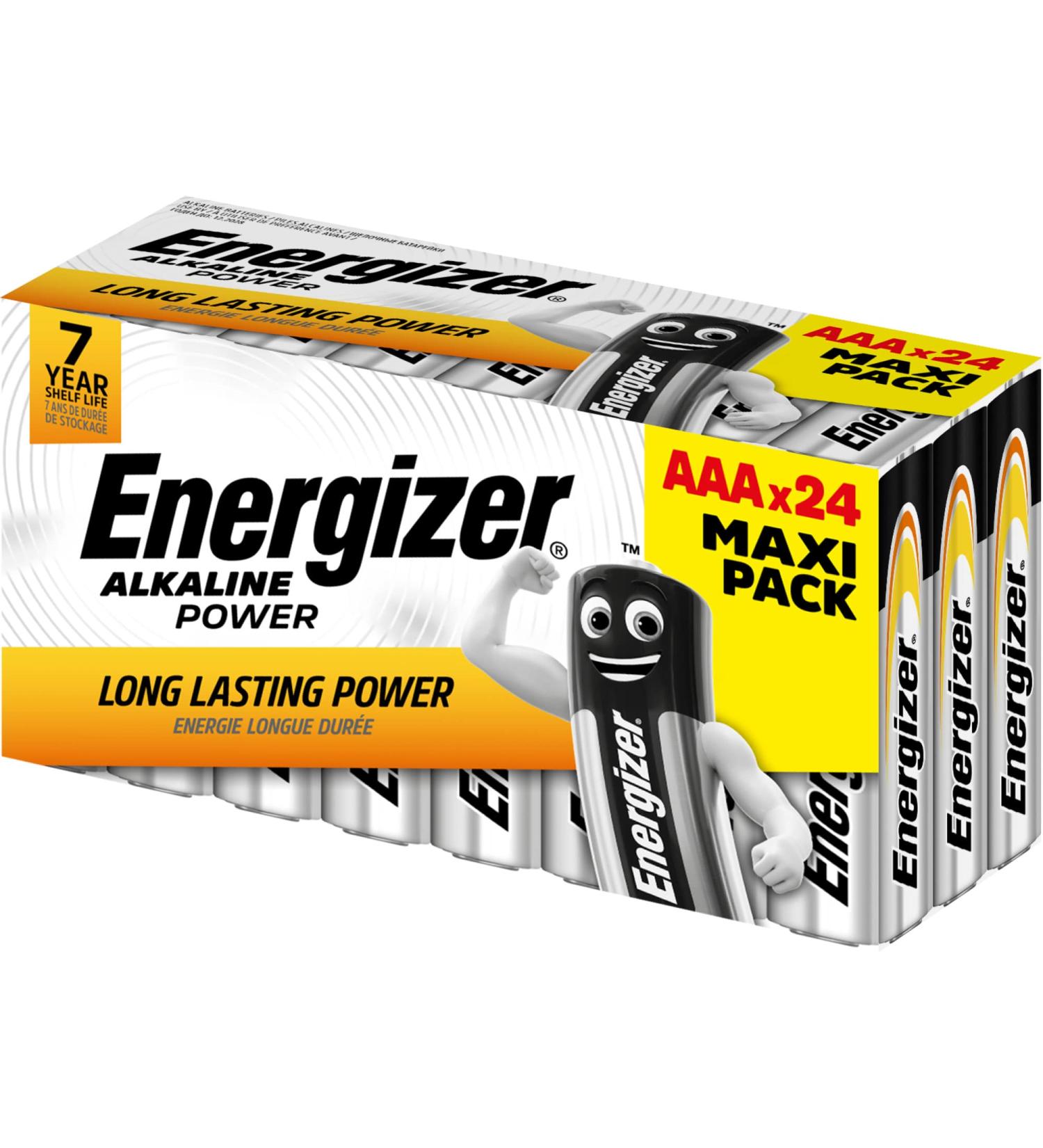 Energizer Battery EN92 Battery AAA Alkaline Industrial (Pack of 24)