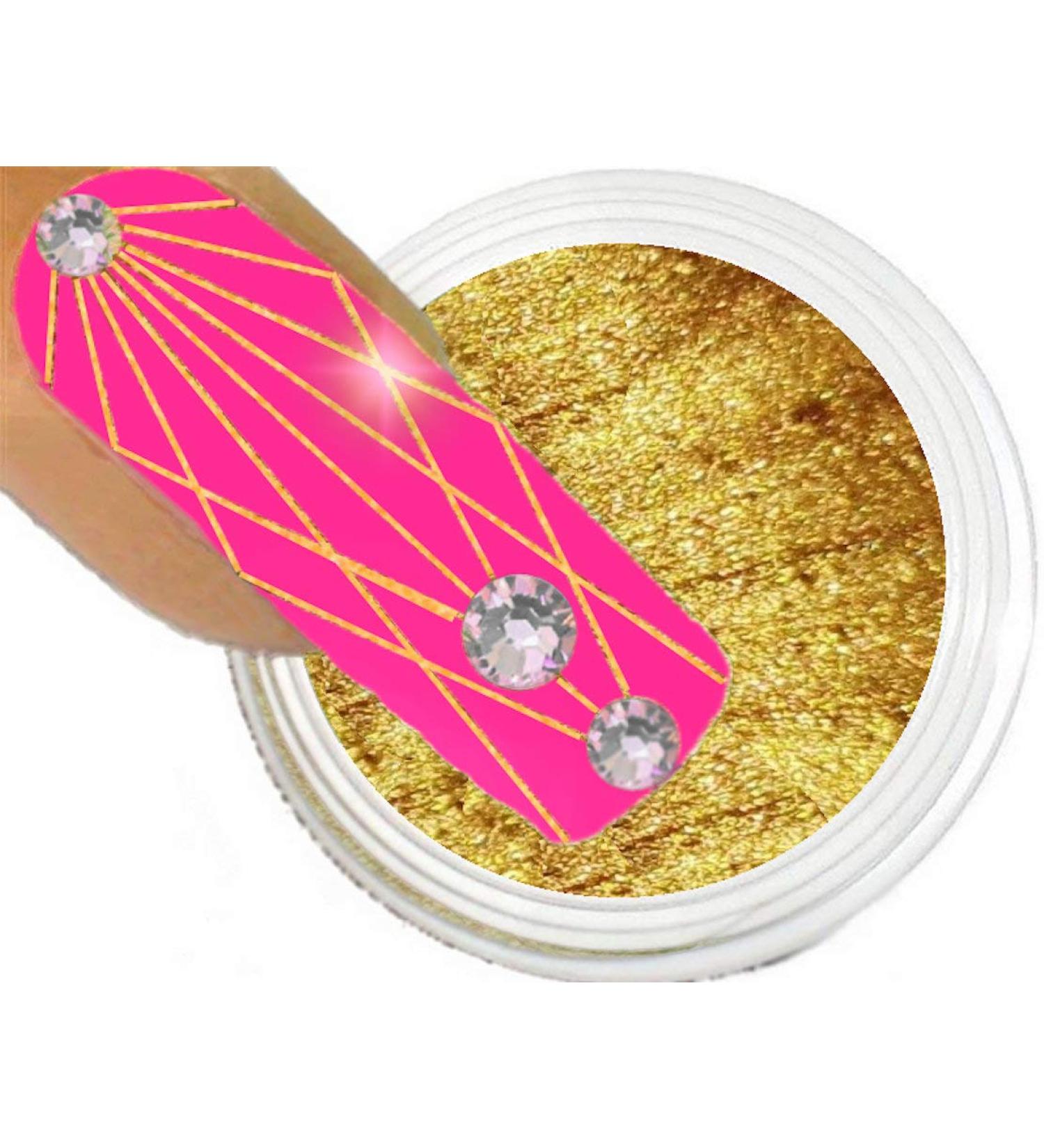 Buy N+M LINE-PAINTING SPIDERLINE Gold Color Gel 5ml - Perfect for Wafer-Thin Lines - Made in Germany - UV/LED Curing - International Shipping Available! - Buy Online on GoSupps.com