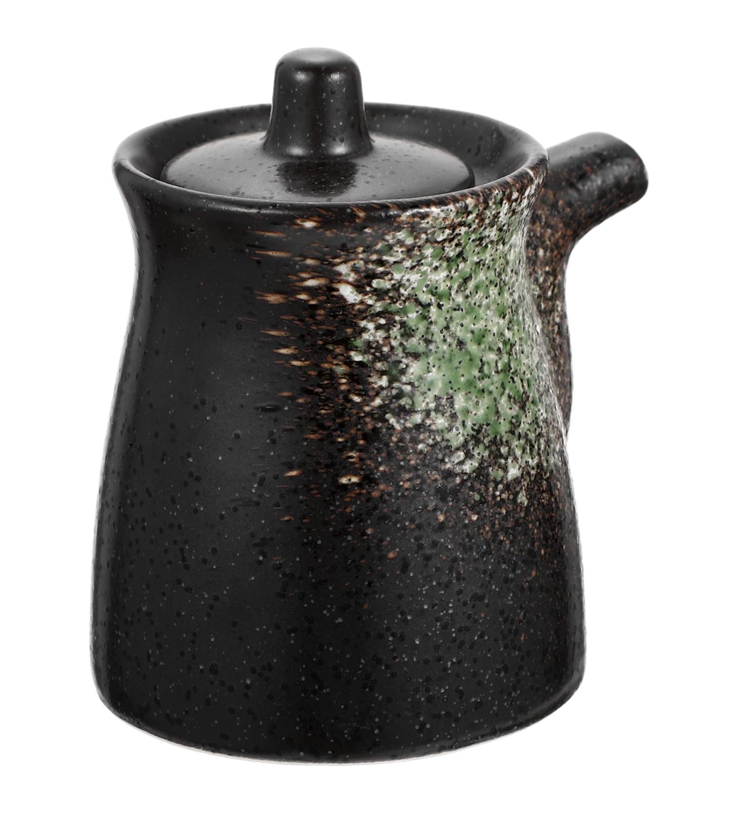 CALLARON Vinegar Jar Soy Sauce Pot Vinegar Pot Japanese Seasoning Liquid Seasoning Pot Condiment Jar Sushi Soy Sauce Jar - Buy Online on GoSupps.com