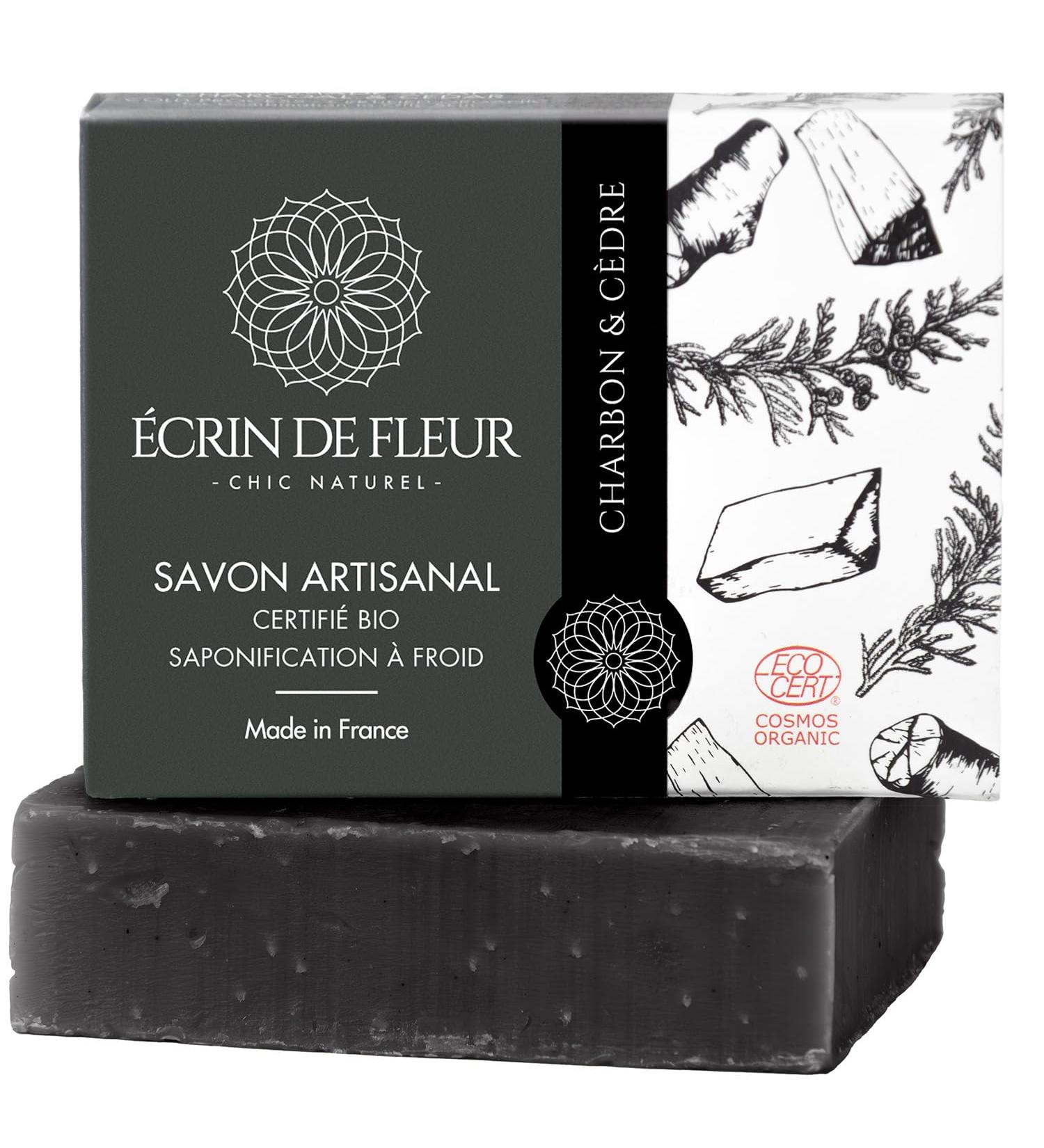 Organic Detox Charcoal & Cedar Handcrafted Soap 90g - Cold Processed, 1 Count - Buy Online on GoSupps.com