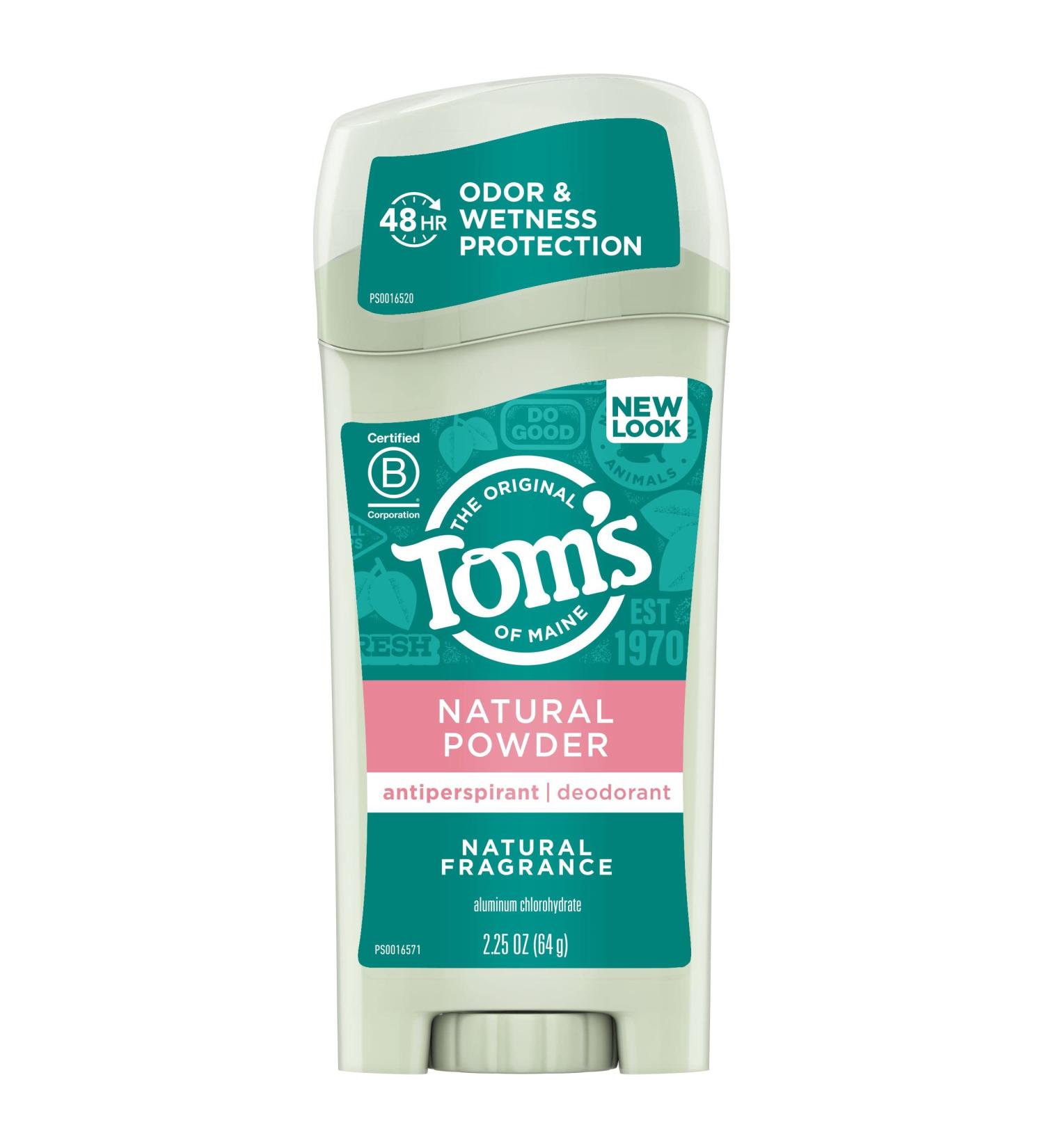 Tom's of Maine Women's Natural Powder Antiperspirant Deodorant 2.25 oz | Packaging May Vary - Buy Online on GoSupps.com
