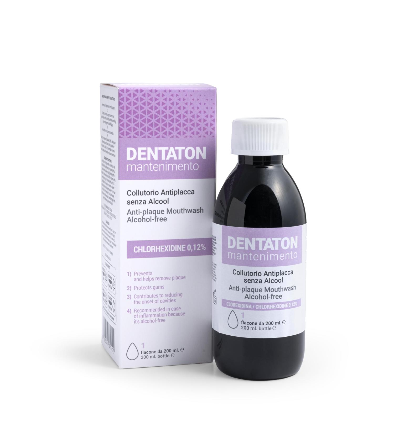  Ghimas Ligne Dental Dentaton Antiplaca Collutoire with Chlorexidine Alcohol-Free 200 ml - Buy Online on GoSupps.com