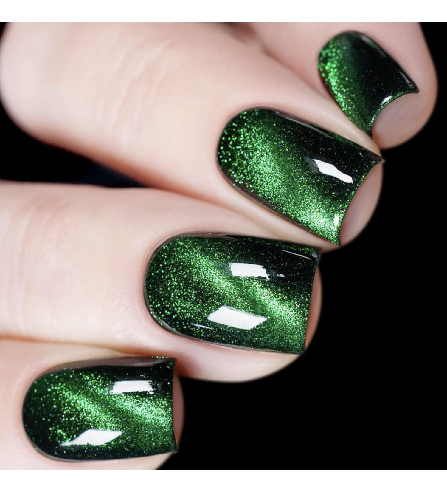 Vishine 9D Cat Eye Green Gel Nail Polish - Galaxy Chameleon UV Gel - Soak Off Manicure for DIY & Salon - 16ml M193 - Buy Online on GoSupps.com