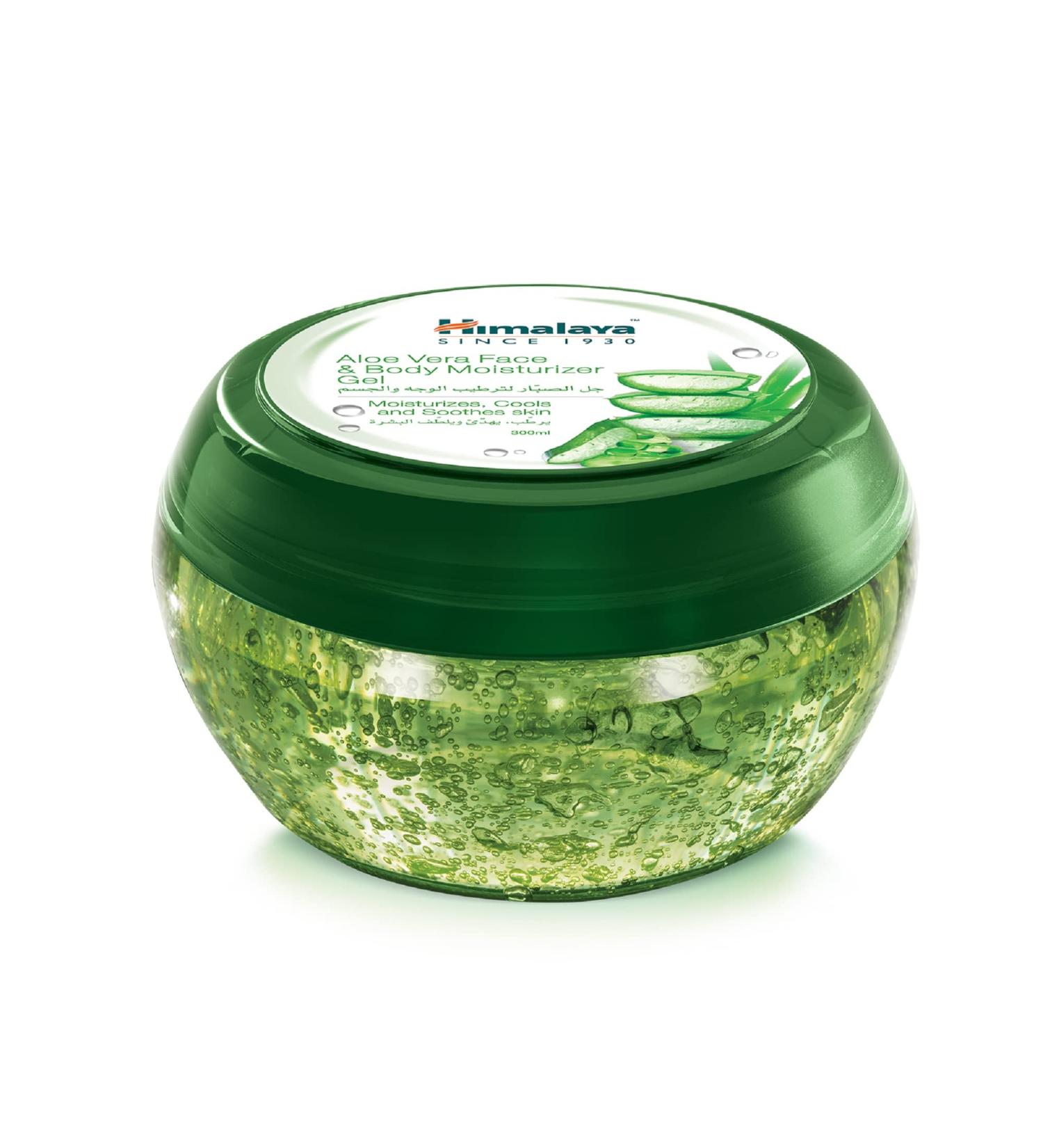 Himalaya Aloe Facial Body Moisturizing Gel 300ml - Hydrating & Soothing | International Shipping Available - Buy Online on GoSupps.com