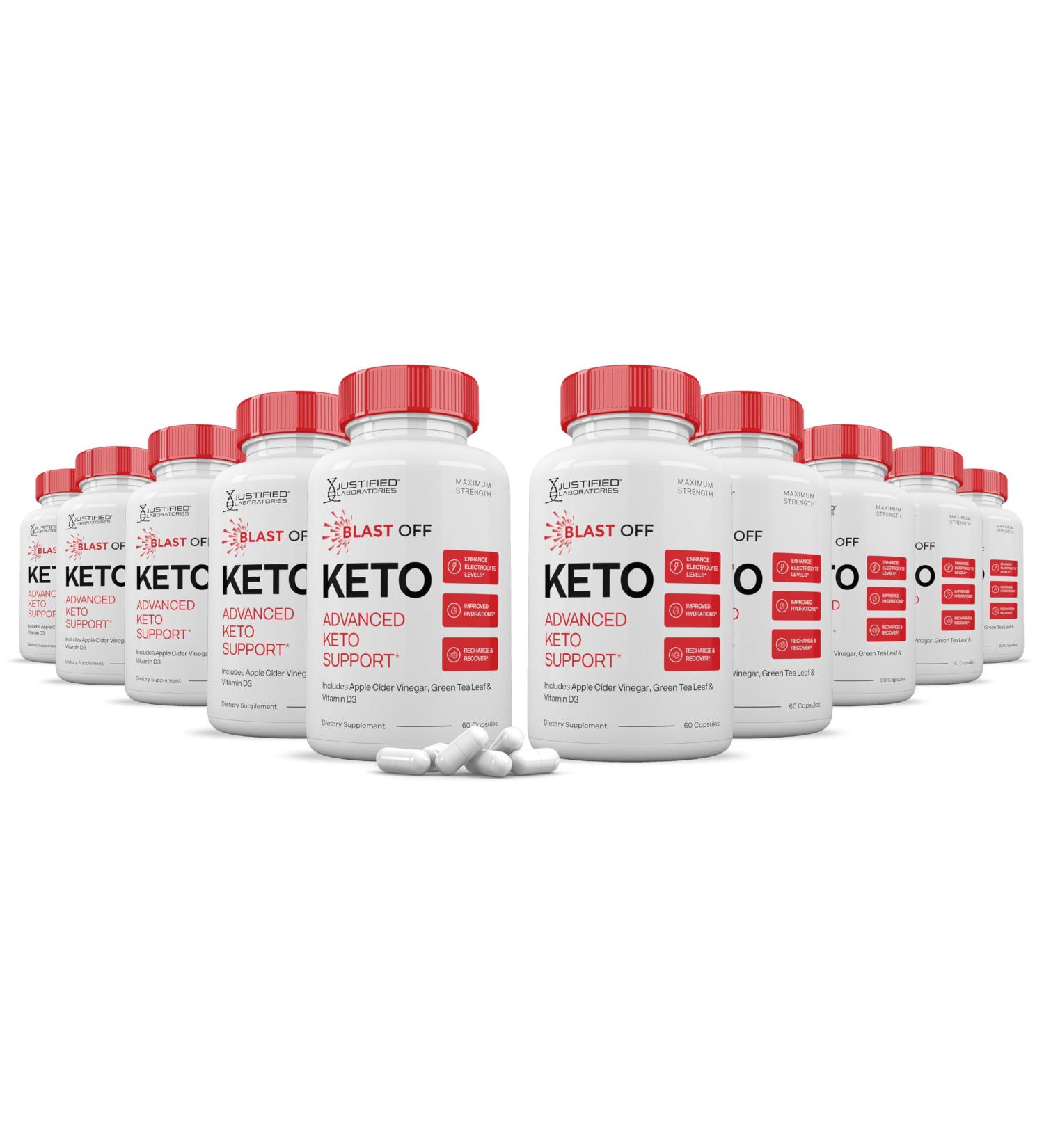 (10 Pack) Blast Off Keto ACV Pills 1275MG Keto Support Blend Alternative to BlastOff Keto ACV Gummies Formulated with Apple Cider Vinegar Extra Virgin Olive Oil Powder Green Tea Leaf 600 Capsules - Buy Online on GoSupps.com