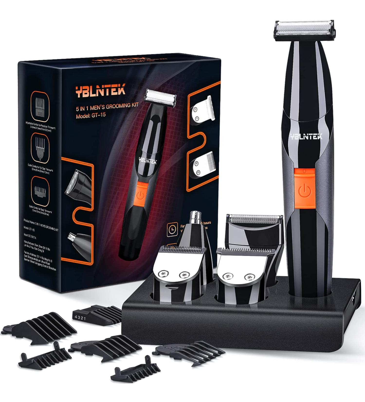 YBLNTEK Professional Beard Trimmer for Men - Cordless & Waterproof Grooming Kit - Buy Online on GoSupps.com