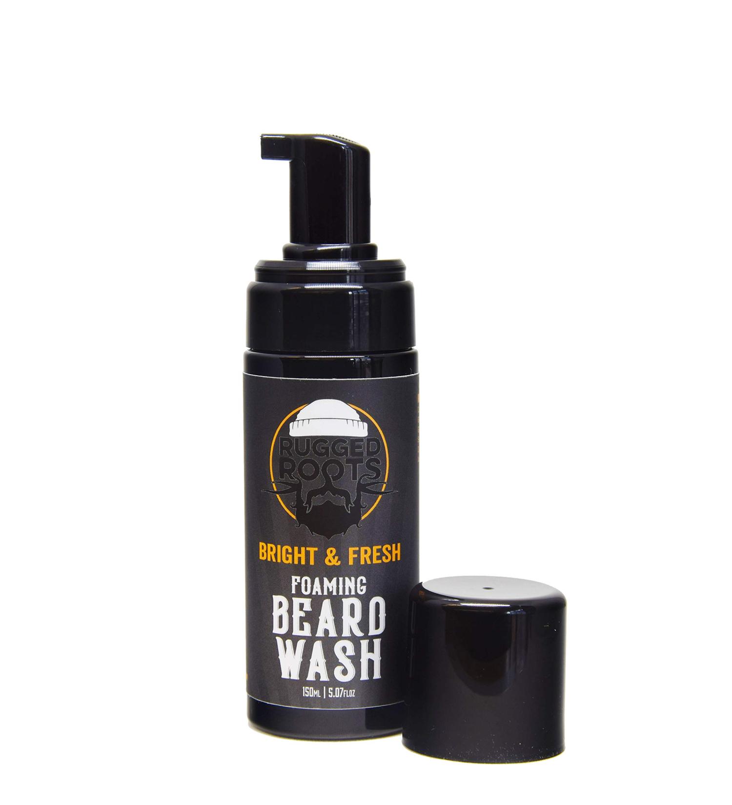 Foaming Bright & Fresh Scent Beard Wash | Natural Spearmint & Orange | Refresh & Condition Your Beard | Unique Gift for Men - Buy Online on GoSupps.com