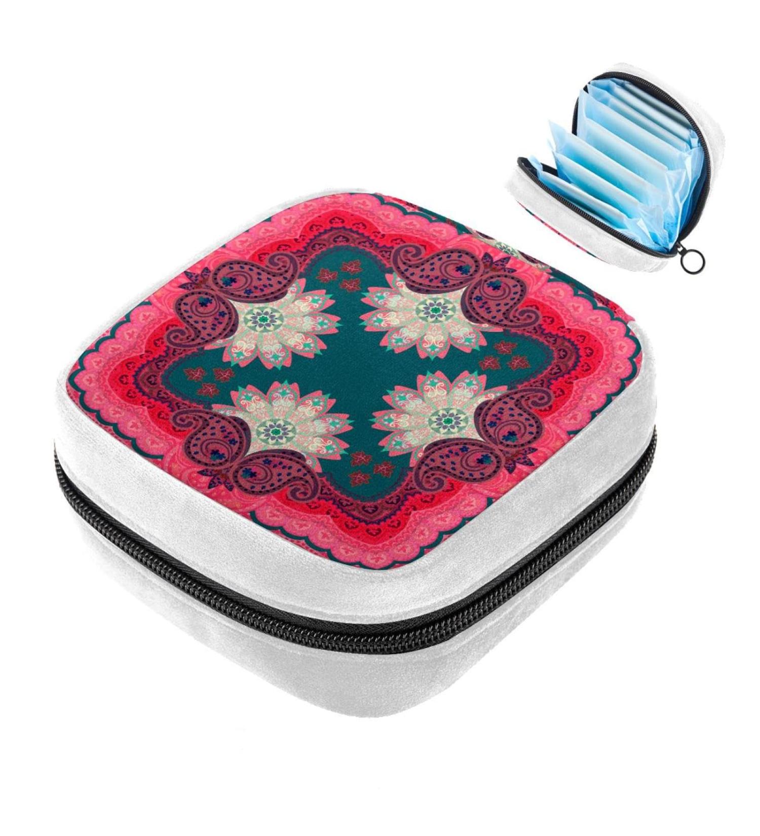 Abstract Floral Pattern Color90 Sanitary Napkin Storage Bag - Buy Online on GoSupps.com