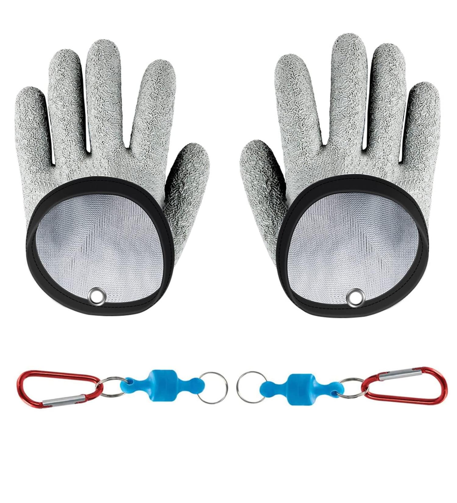 LZYKJGS Waterproof Fishing Gloves - 2 Piece Set Anti-Cut & Magnetic Closure for Predatory Fish - Ideal for International Shipping - Buy Online on GoSupps.com