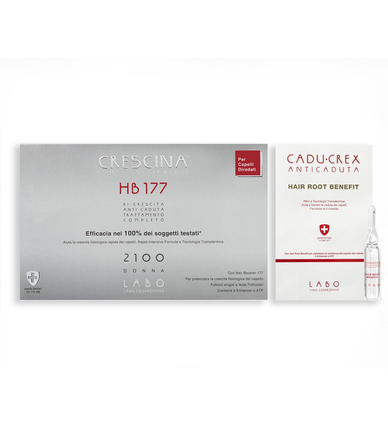  Labo Cosprophar Transdermic Follicular Islands HB 177 and Anti-Fall Complete Treatment for Women (20 + 20 Capsules Dosage 2100) - Buy Online on GoSupps.com