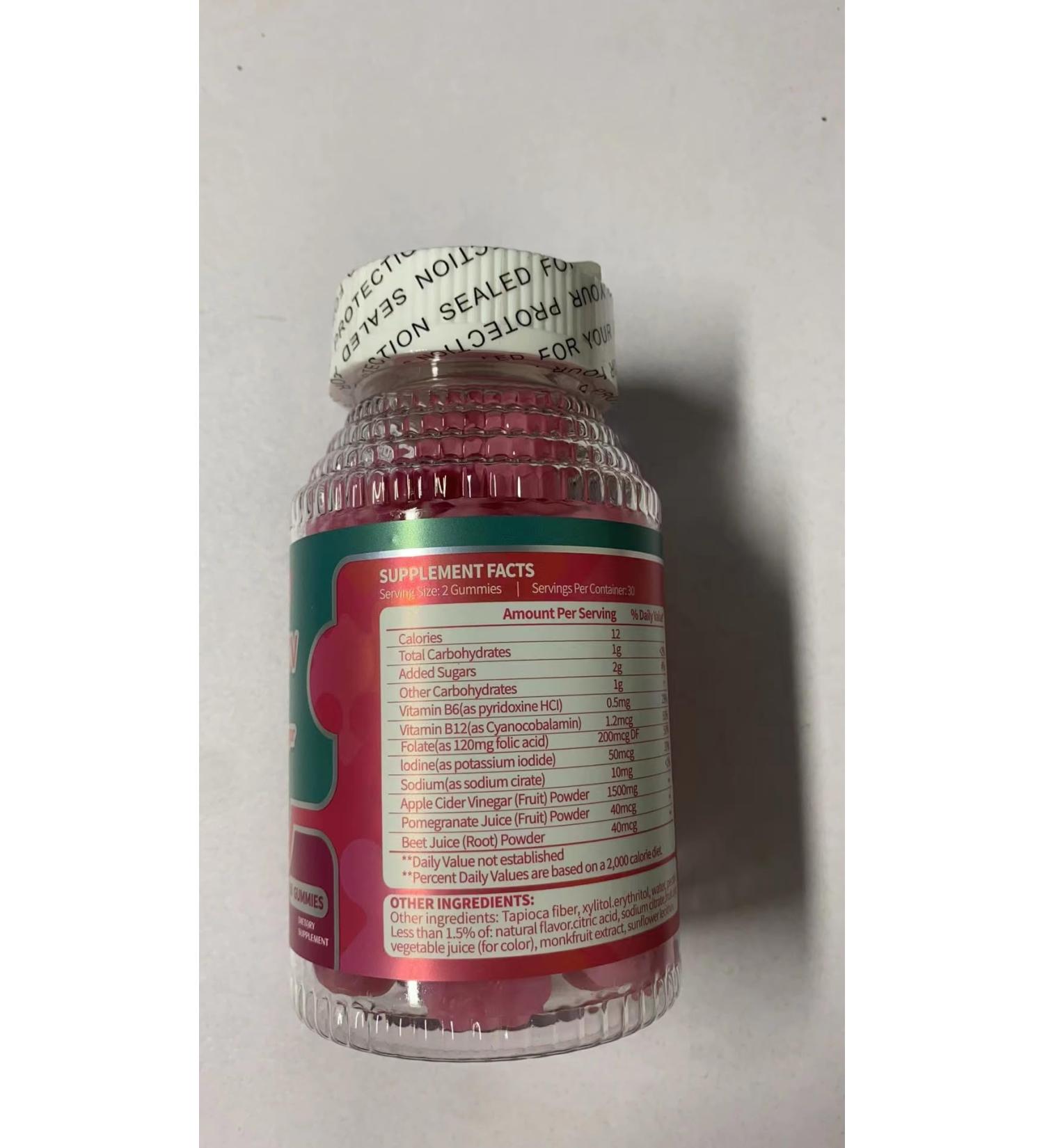 Magnesium Glycinate Gummies 400mg with L-Threonate 200mg - Sugar Free Magnesium Potassium Supplement with Vitamin D B6 CoQ10 for Calm Mood & Muscle