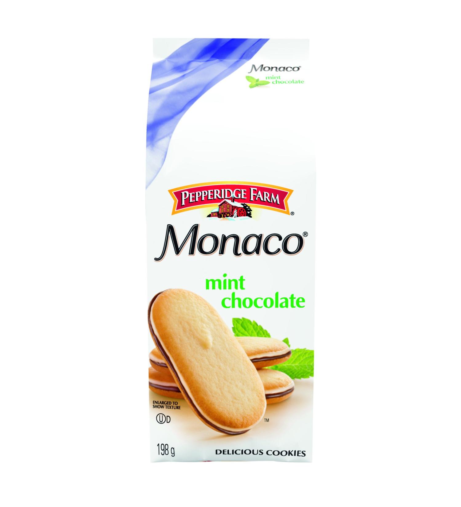 Pepperidge Farm Monaco Mint Chocolate Cookies 198 g 198 g (Pack of 1) - Buy Online on GoSupps.com