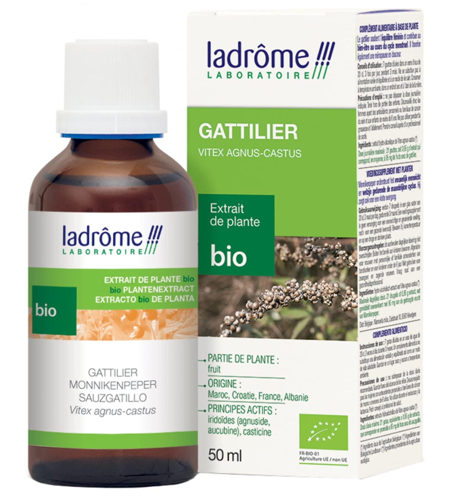 Ladr me Extrait de Plante Bio Gattilier 50 ml