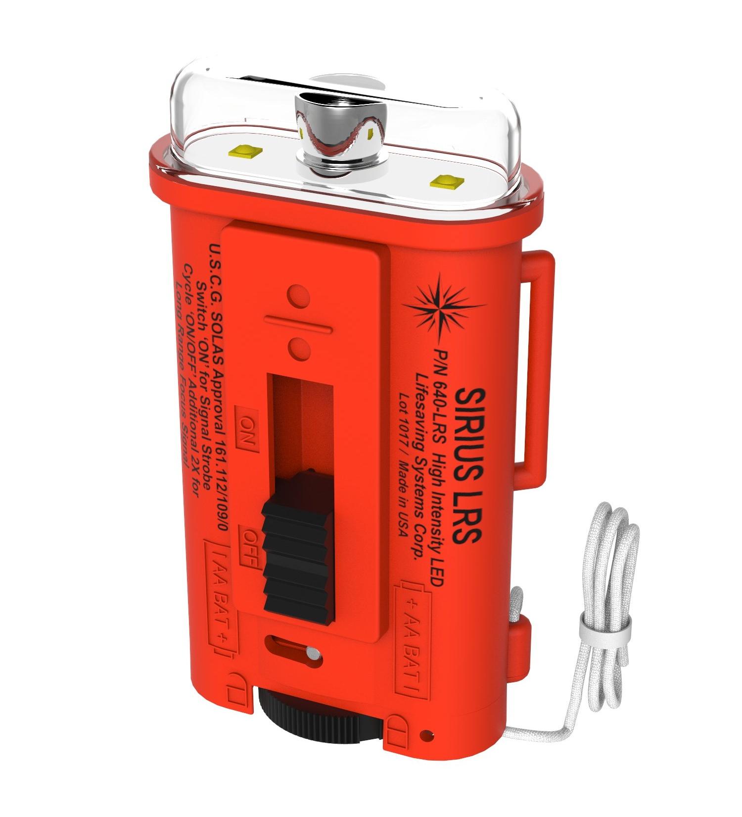 Lifesaving Systems Corp Sirius Long Range LED Strobe Light - USCG Approved Signaling Strobe | Made in USA | Exceeds SOLAS Requirements - Buy Online on GoSupps.com