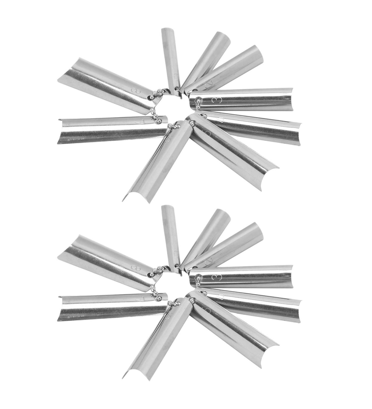 18 Pieces French Finger Tips Manicure 9 Sizes Single Tips Deep C Shape Cutter Tool Nail Edge Trimmer - Buy Online on GoSupps.com