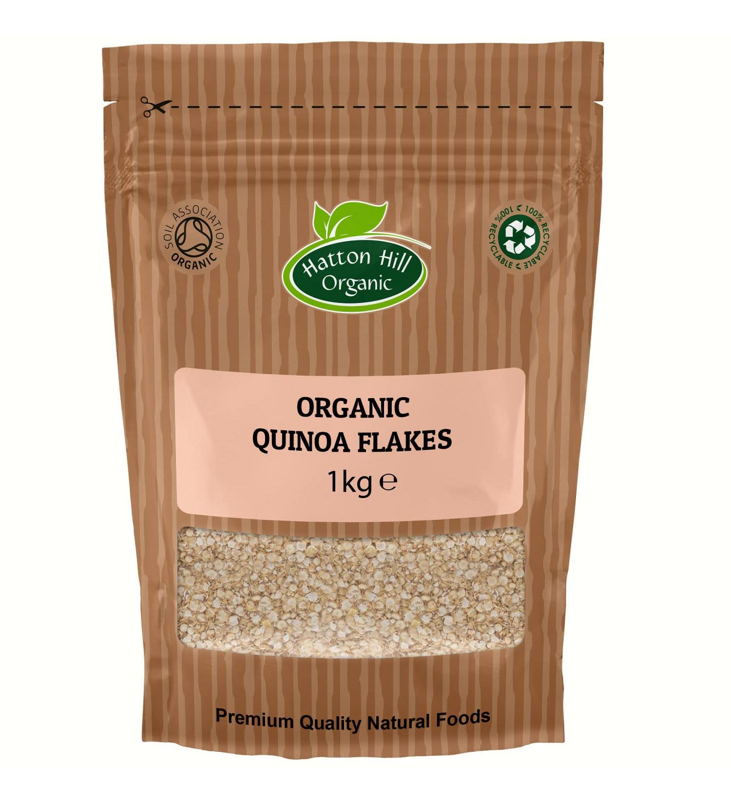 Organic Quinoa Flakes 1kg by Hatton Hill Organic - Free UK Delivery - Buy Online on GoSupps.com