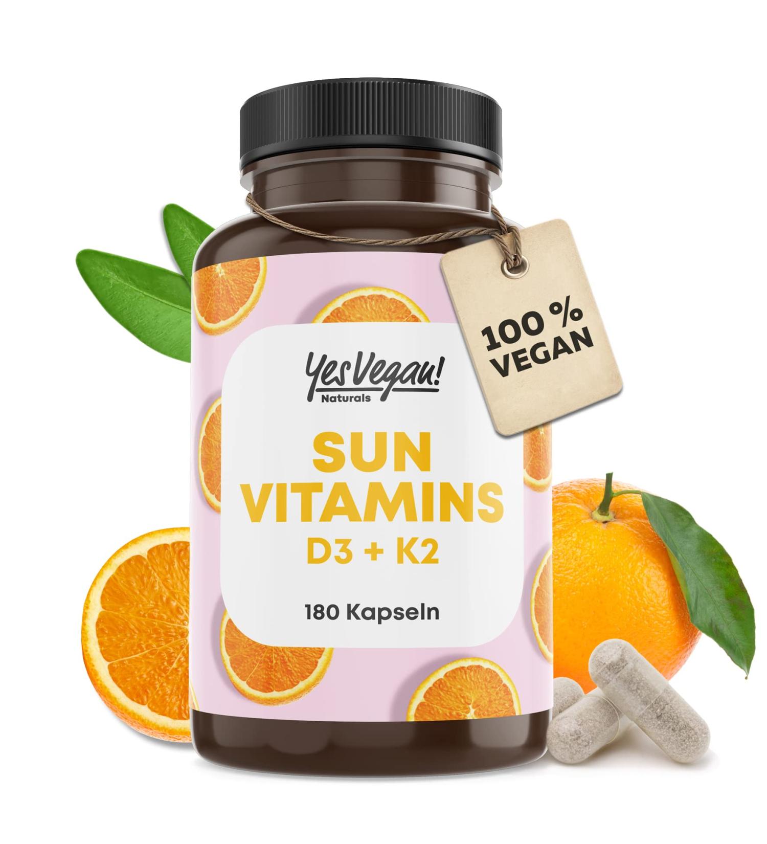 Vitamin D3 K2 Omega 3 & Calcium Magnesium Zinc - 180 Capsules High Dose - Supports Bone Health & Immune Function - Buy Online on GoSupps.com