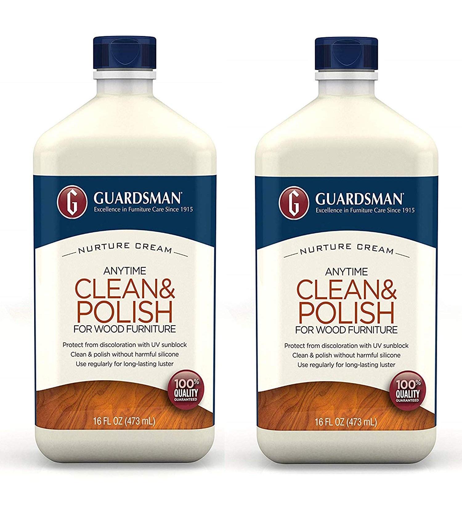 Guardsman Clean & Polish for Wood Furniture - 16 oz Silicone Free Cream with UV Protection - International Shipping Available - Buy Online on GoSupps.com