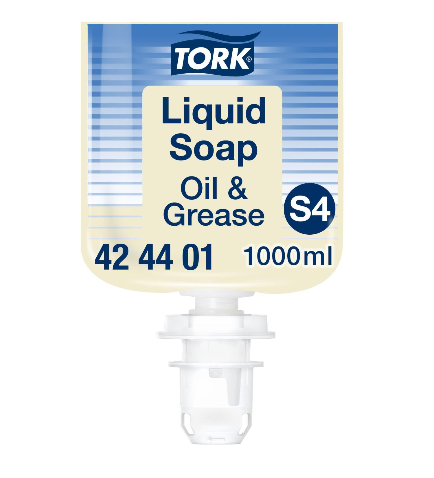  Tork Tork Liquid Soap Oil and Grease S4 Dermatologically Tested 1000 ml 424401 - Buy Online on GoSupps.com