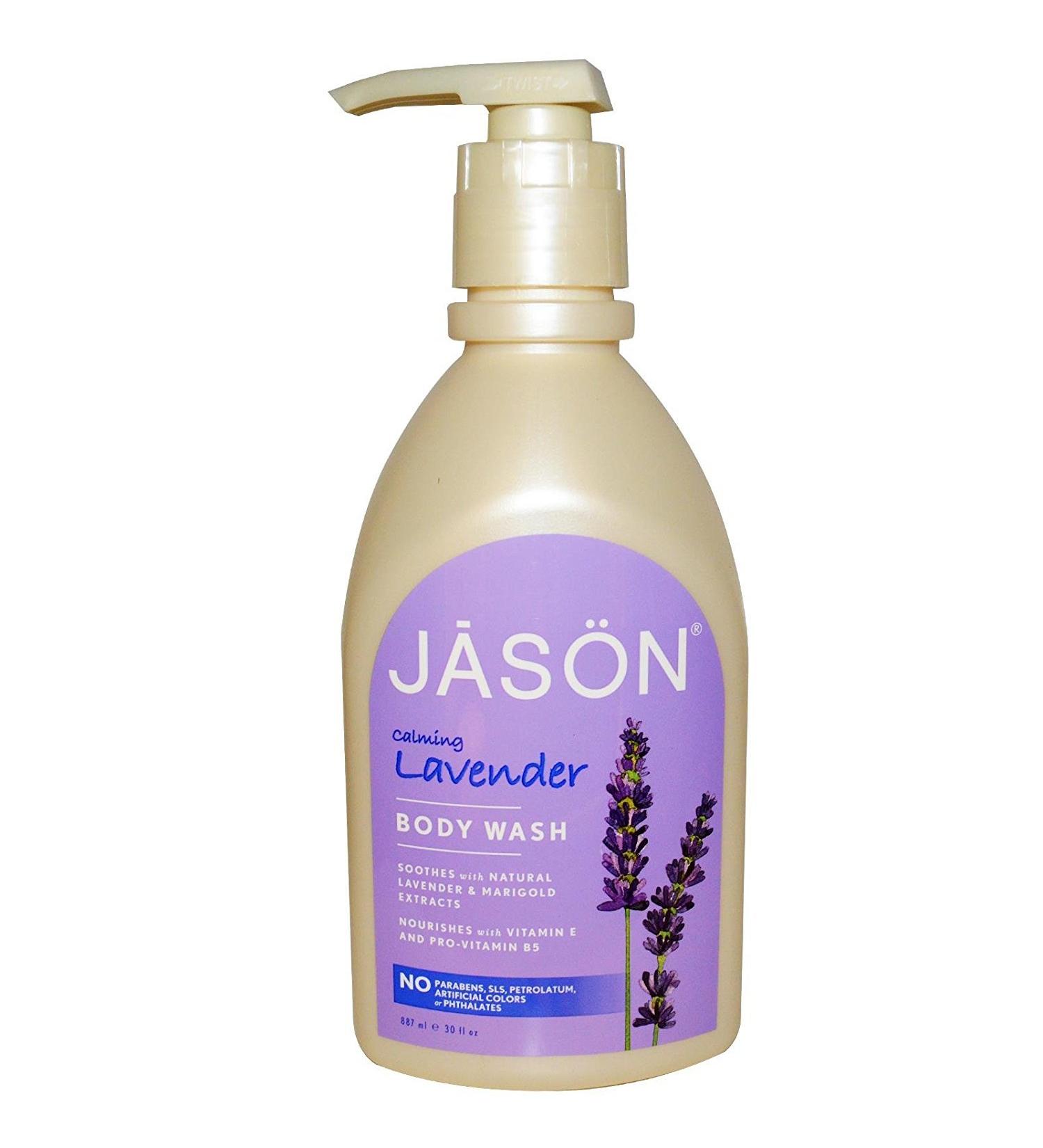 Jason Body Care: Pure Natural Body Wash Calming Lavender 30 oz (3 pack)