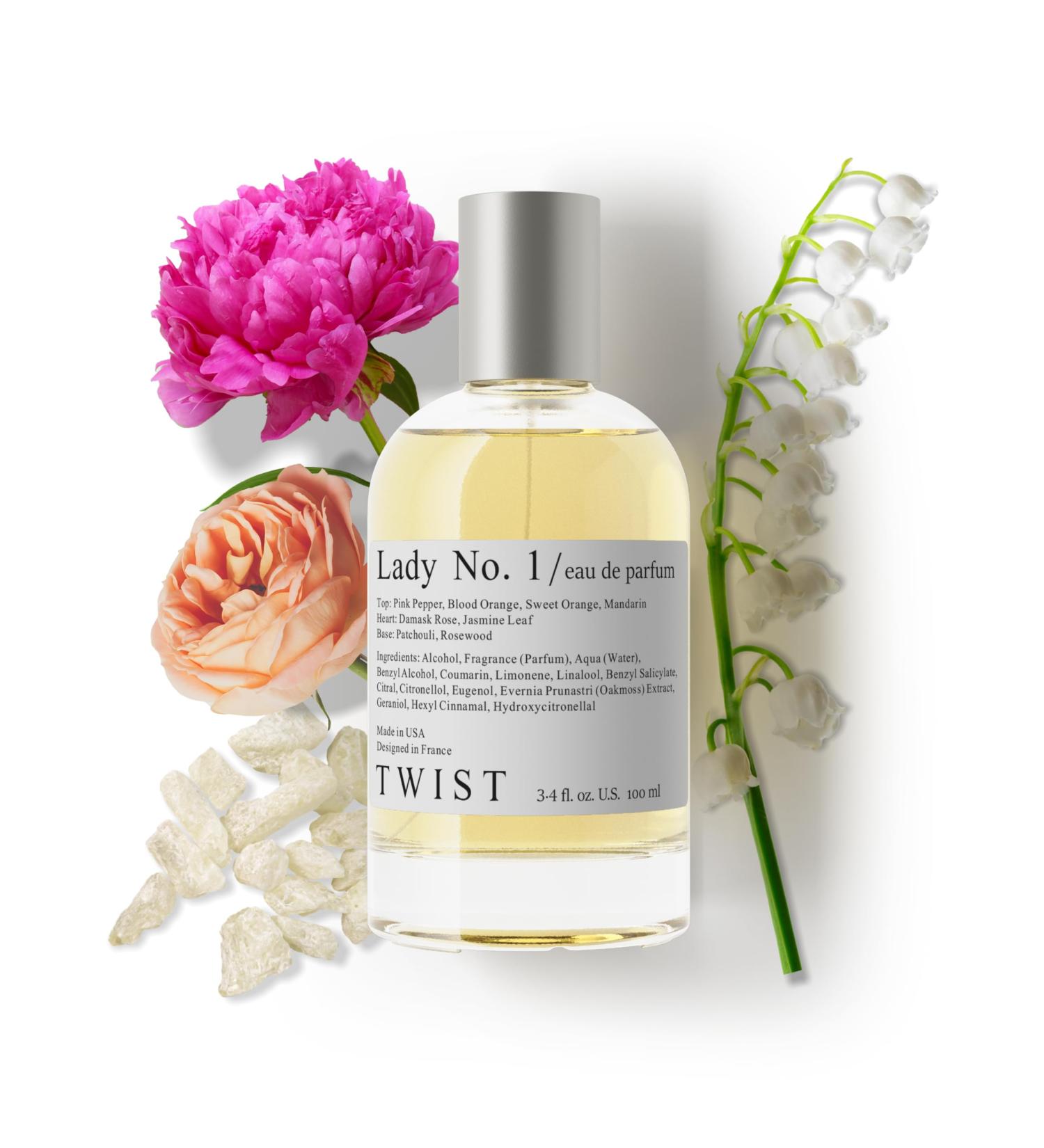 Twist - Lady No. 1 - Eau De Parfum Inspired by Miss Dio. Long-Lasting Perfume For Women Paraben Free Vegan Clean Ingredients Fragrance - Spray 100 ml | 3.4 fl. oz. Lady No.1 - Inspired by Miss Dior 3.4 Fl Oz (Pack of 1) - Buy Online on GoSupps.com