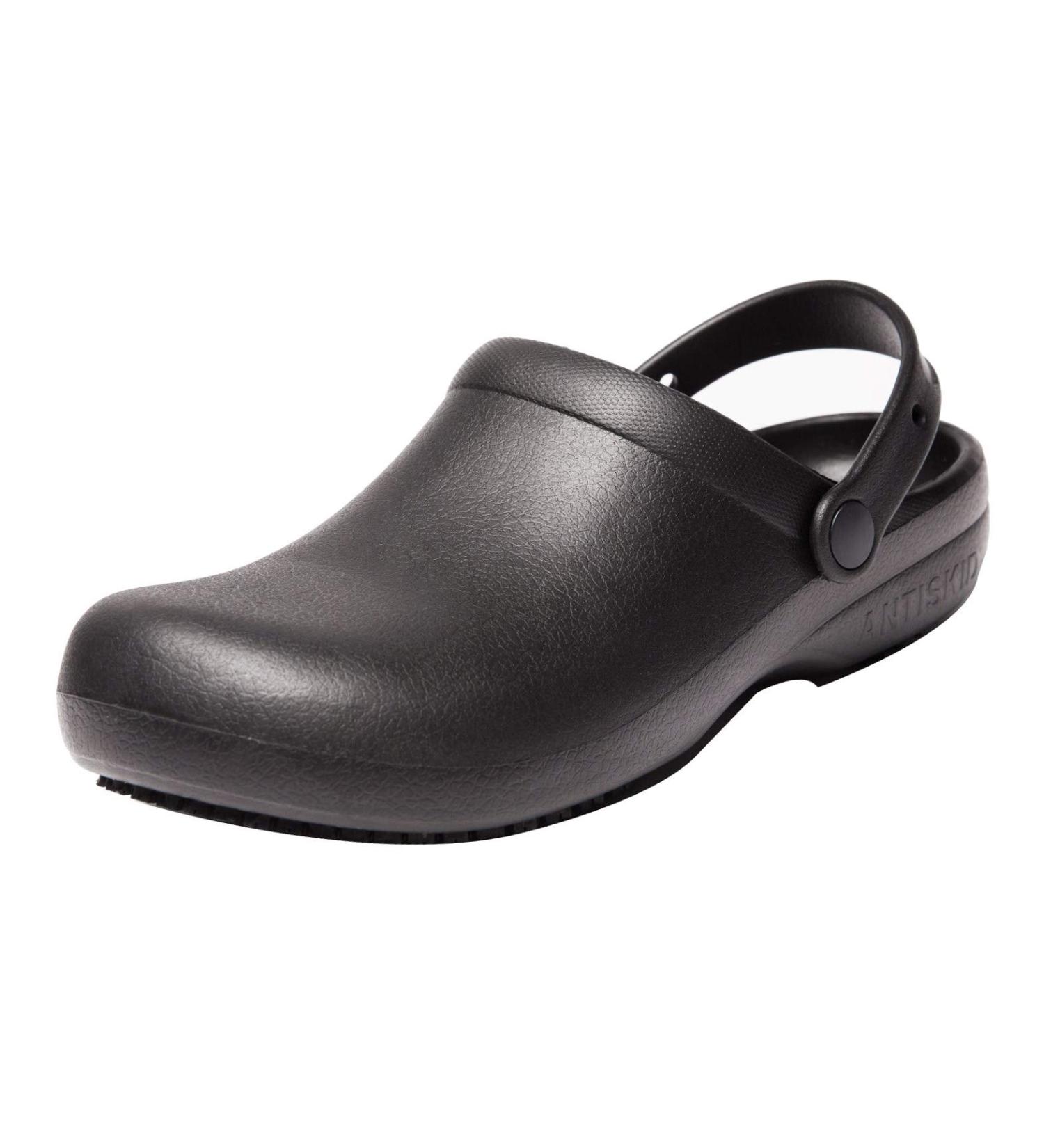 Oil Water Resistant Non-Slip Nursing Chef Shoes for Men and Women - Black - Buy Online on GoSupps.com