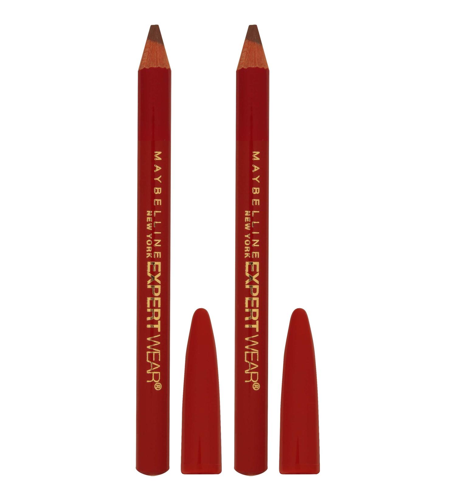 Maybelline Expert Wear Twin Brow & Eye Pencils Light Brown 104 2 ea (Pack of 4)