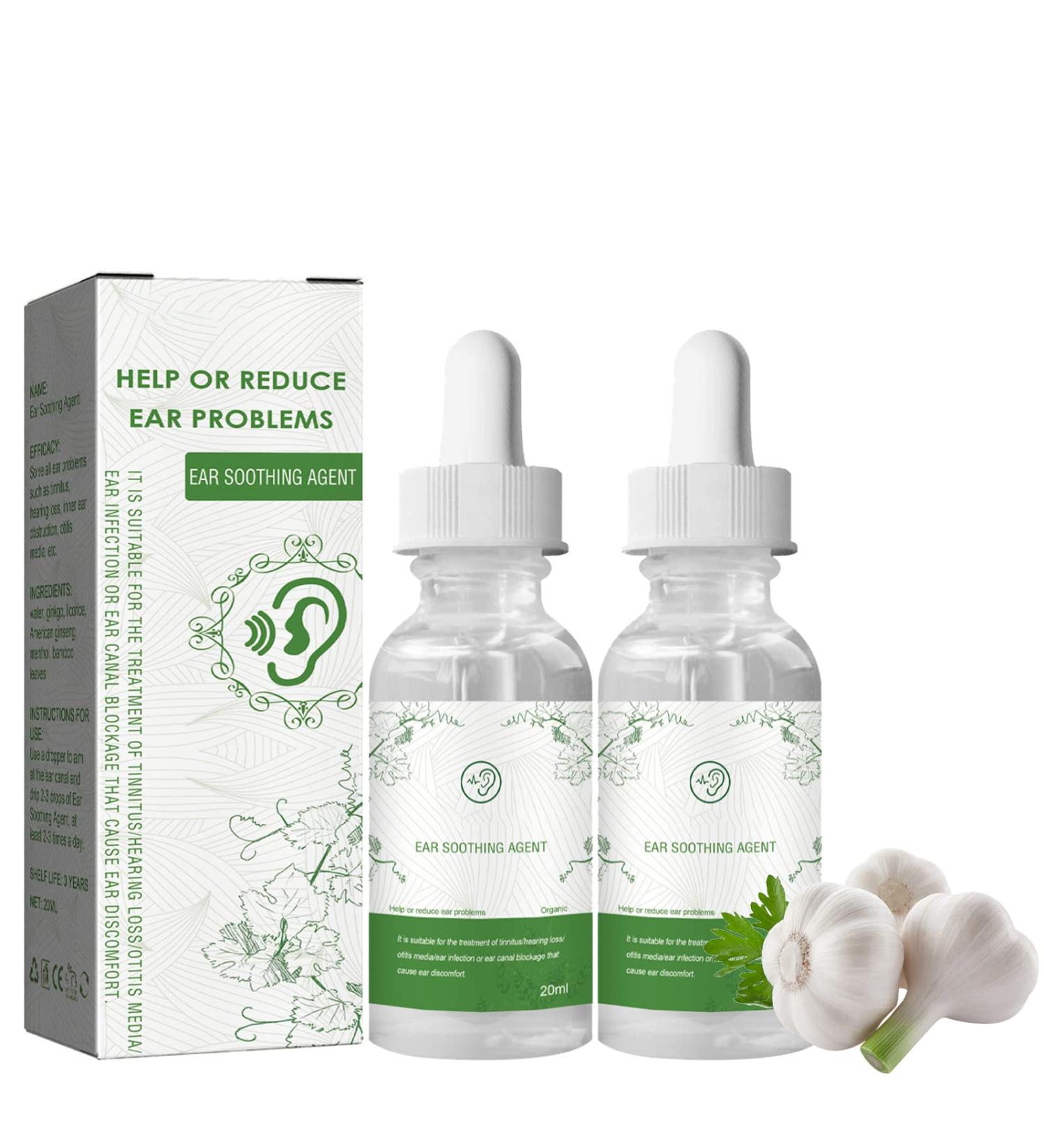 ARSICOR Organic Herbal Drops for Tinnitus Relief - Ear Drops for Ringing Ears (2 pcs) - Buy Online on GoSupps.com