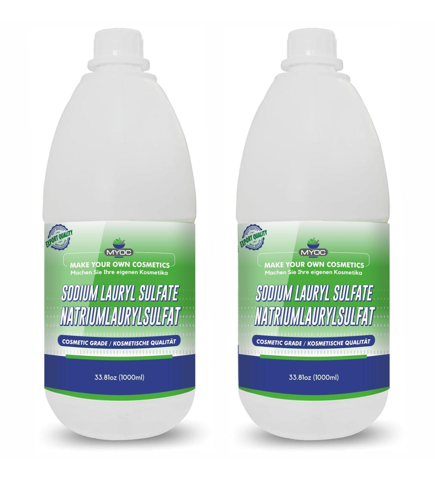 MYOC Sodium Lauryl Sulfate (SLS) for DIY Cleaners Shampoos & Bath Products - 2L