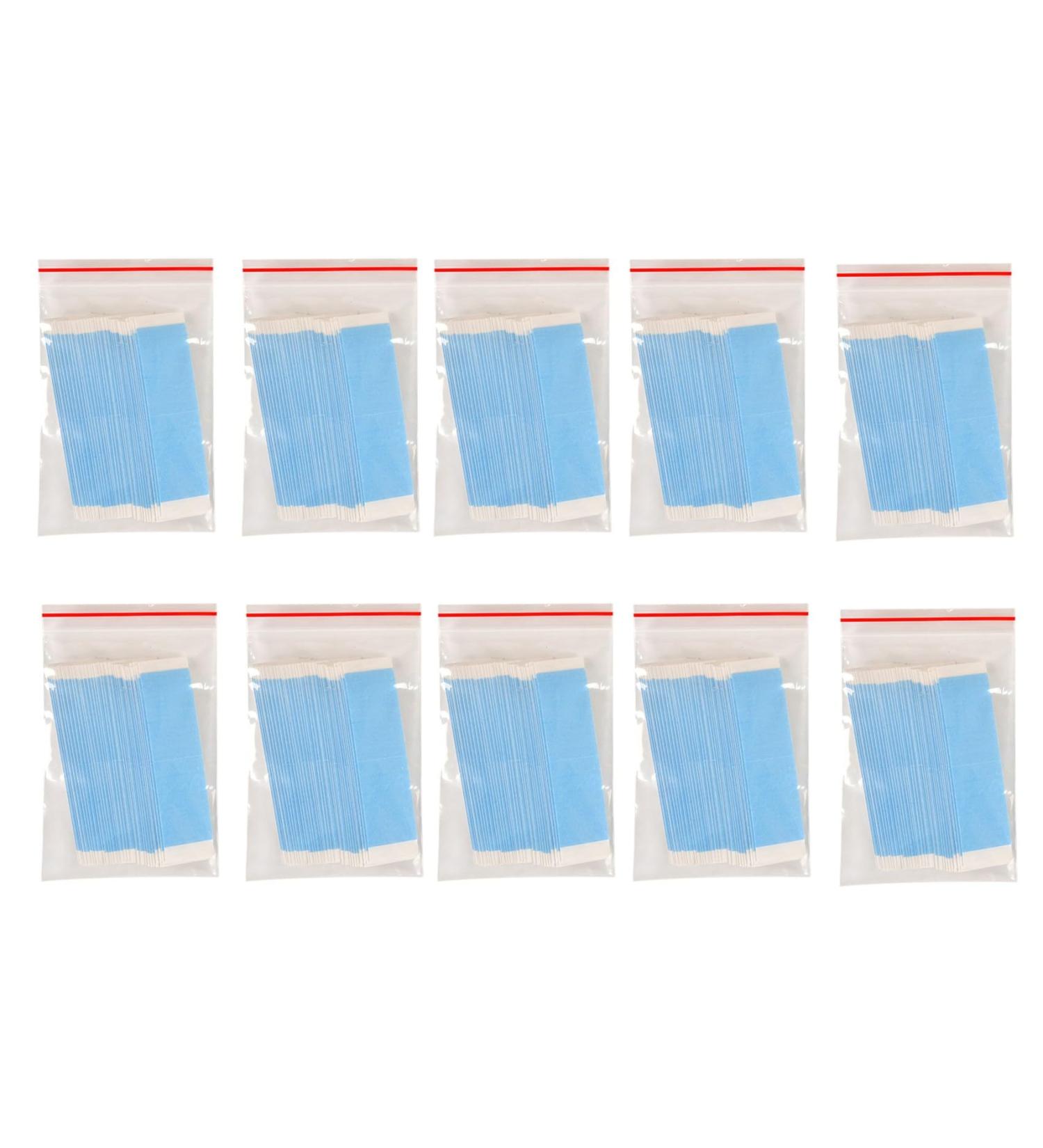 Qhpnunhq 360 Piece Strong Wig Double Tape Strips Light Blue Waterproof Sweat Extension Lace Wig Wig Film Adhesive - Buy Online on GoSupps.com