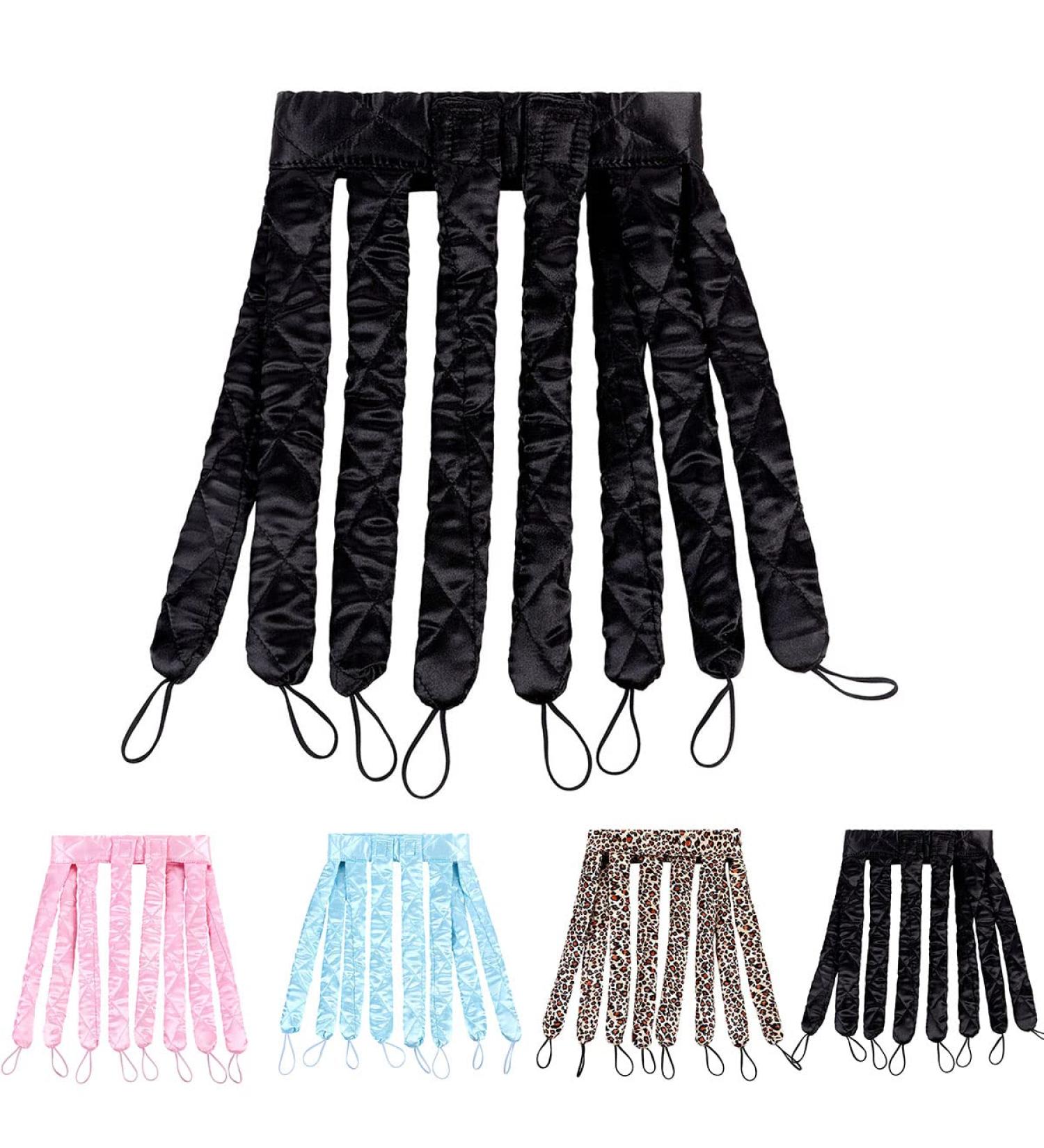 Adjustable Heatless Hair Curler Rod Headband for Long Hair - Overnight Curling Roller for Women and Girls - No Heat Curls with Removable Straps - Buy Online on GoSupps.com