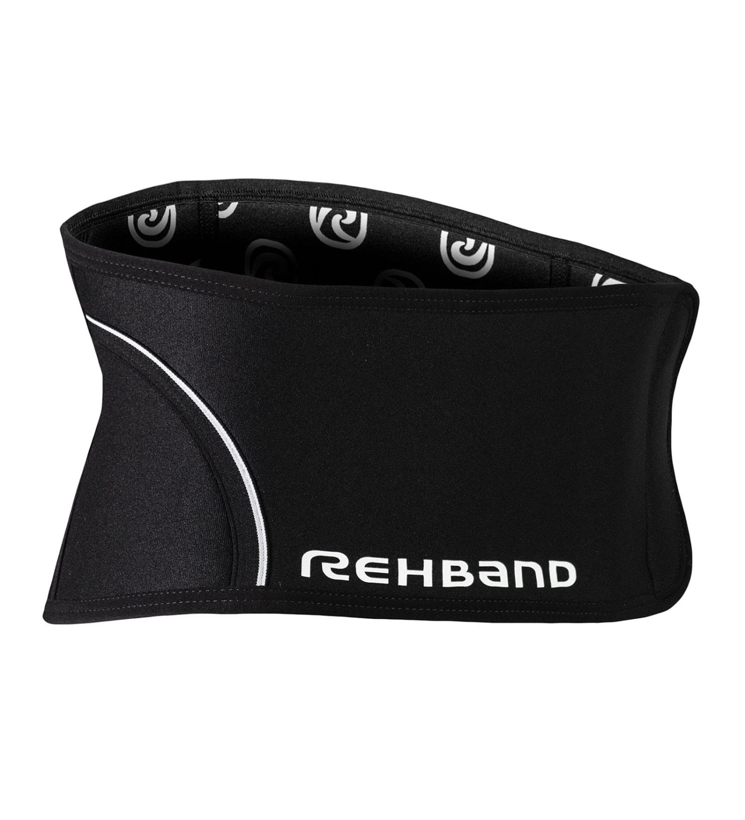 Rehband Back Support Belt - 5mm SBR/Neoprene Lower Back Stabilization for Sports & Daily Life - Medium Black - Buy Online on GoSupps.com