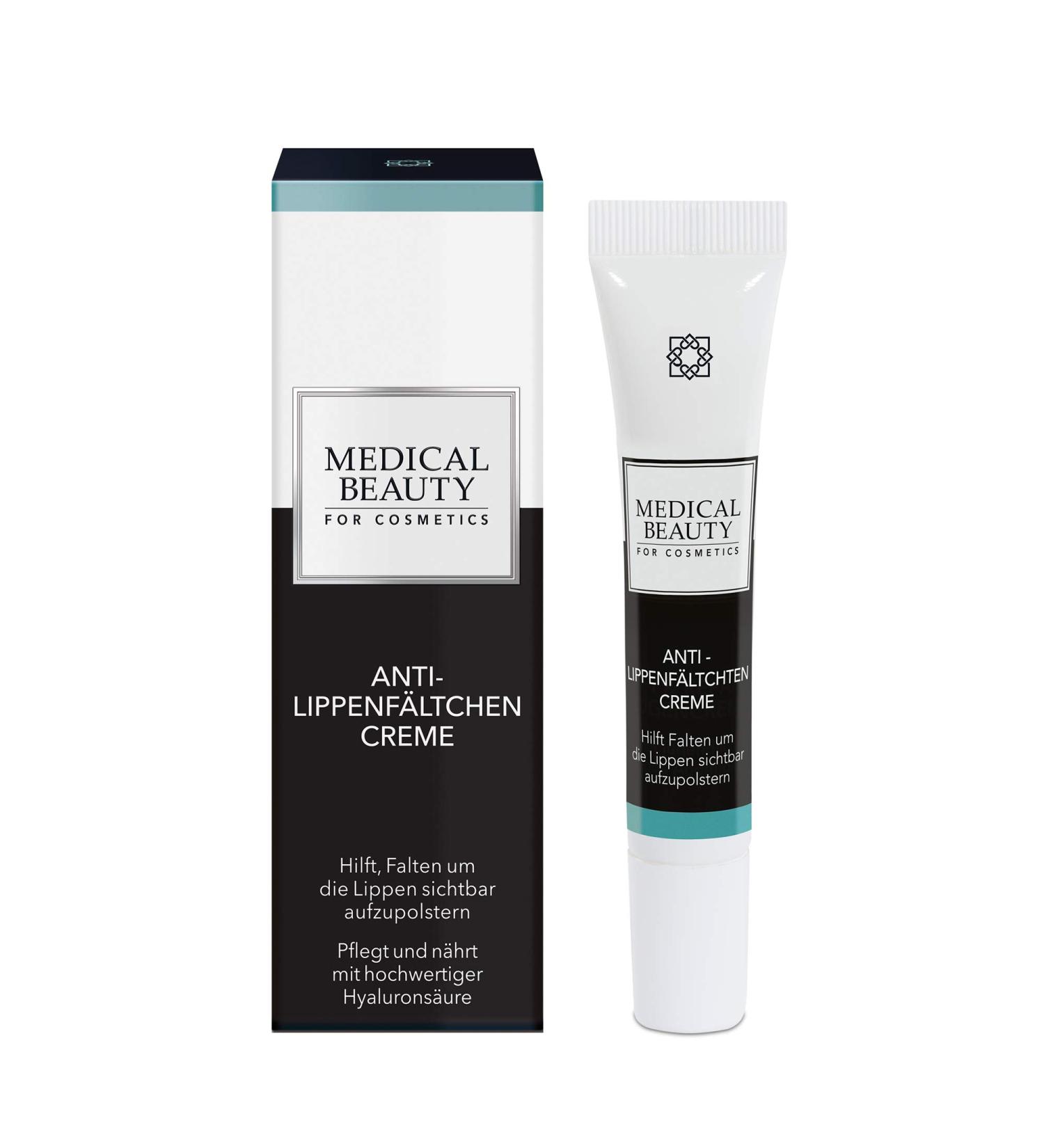 Medical Beauty Anti-Lip Wrinkles Cream | Collagen & Hyaluronic Acid | Reduces Lip Wrinkles | 15 ml - Buy Online on GoSupps.com