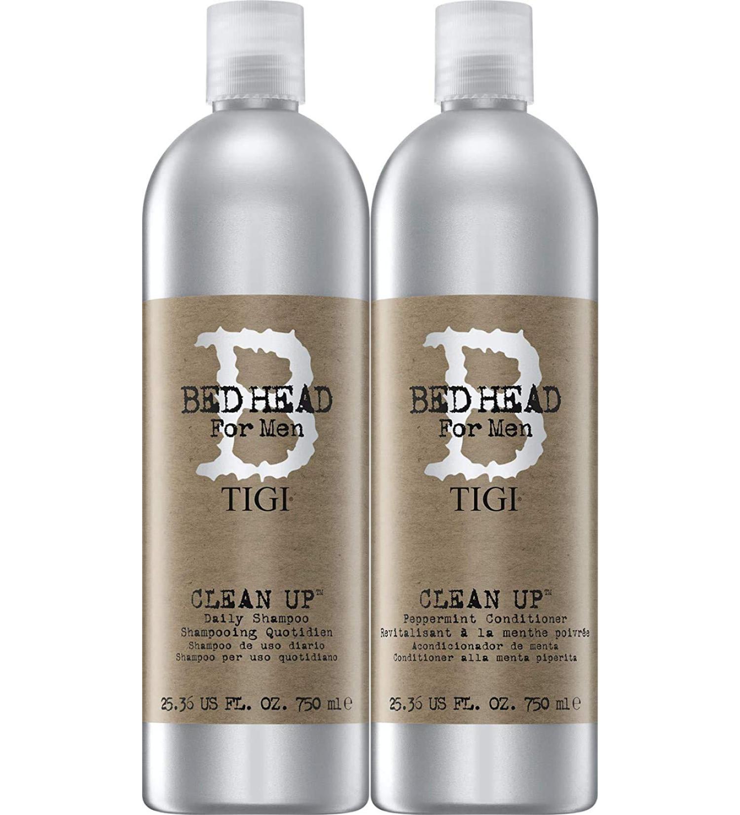 Tigi Bed Head Men Clean Up Shampoo & Conditioner DUO Pack 25.36-ounce Each 2 Piece Set
