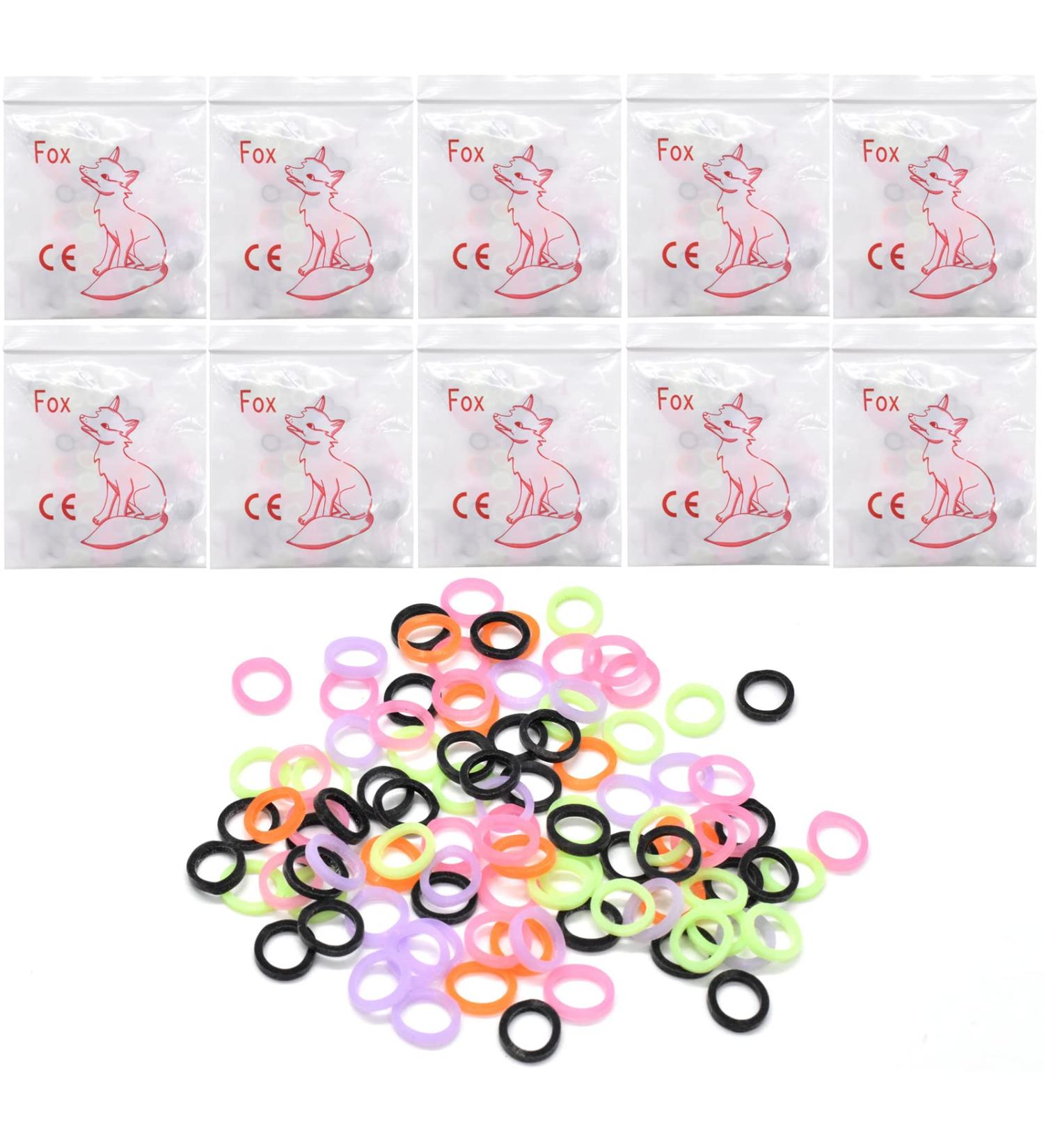 Angzhili 1000 Orthodontic Rubber Bands - Latex-Free Multicolored Elastic Ligaments (0.6 cm) for International Shipping - Buy Online on GoSupps.com