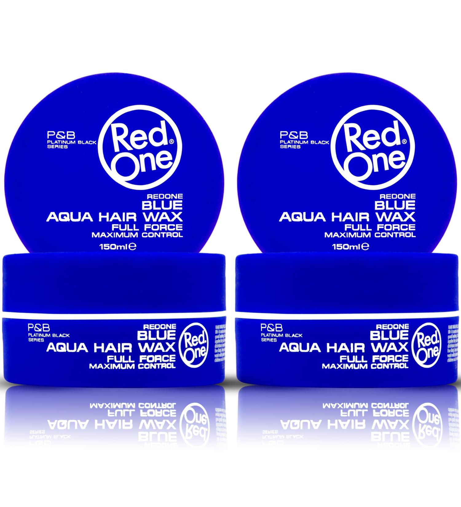 Redone Cire Aquatique Coiffante Bleu 150 ml | Forte Tenue l Gel Pour Les Cheveux | Ultra-tenue | Pour Hommes et Femmes | Parfum Bubblegum | Contr le Maximum | Lot de 2 - Buy Online on GoSupps.com