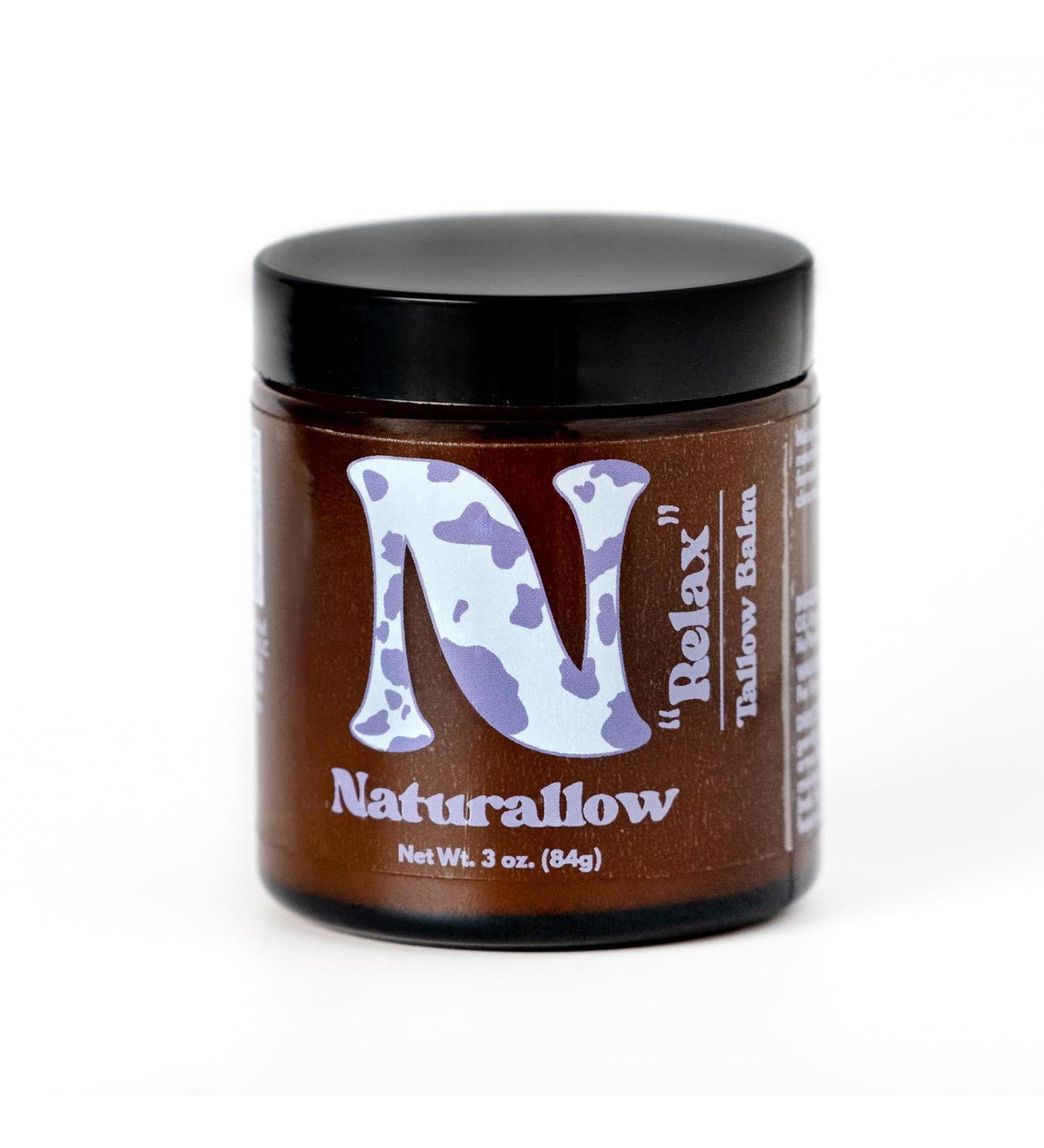 Grass Fed Tallow Face Moisturizer - Lavender & Eucalyptus Scented Balm for Dry Skin - 4oz Multi-Purpose Skin Care - Buy Online on GoSupps.com
