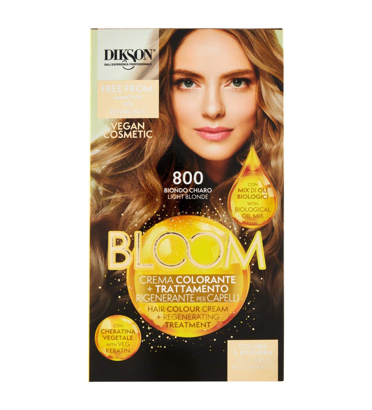 Dikson Muster Dikson Bloom Cr me Couleur 800 Blond clair noir standard
