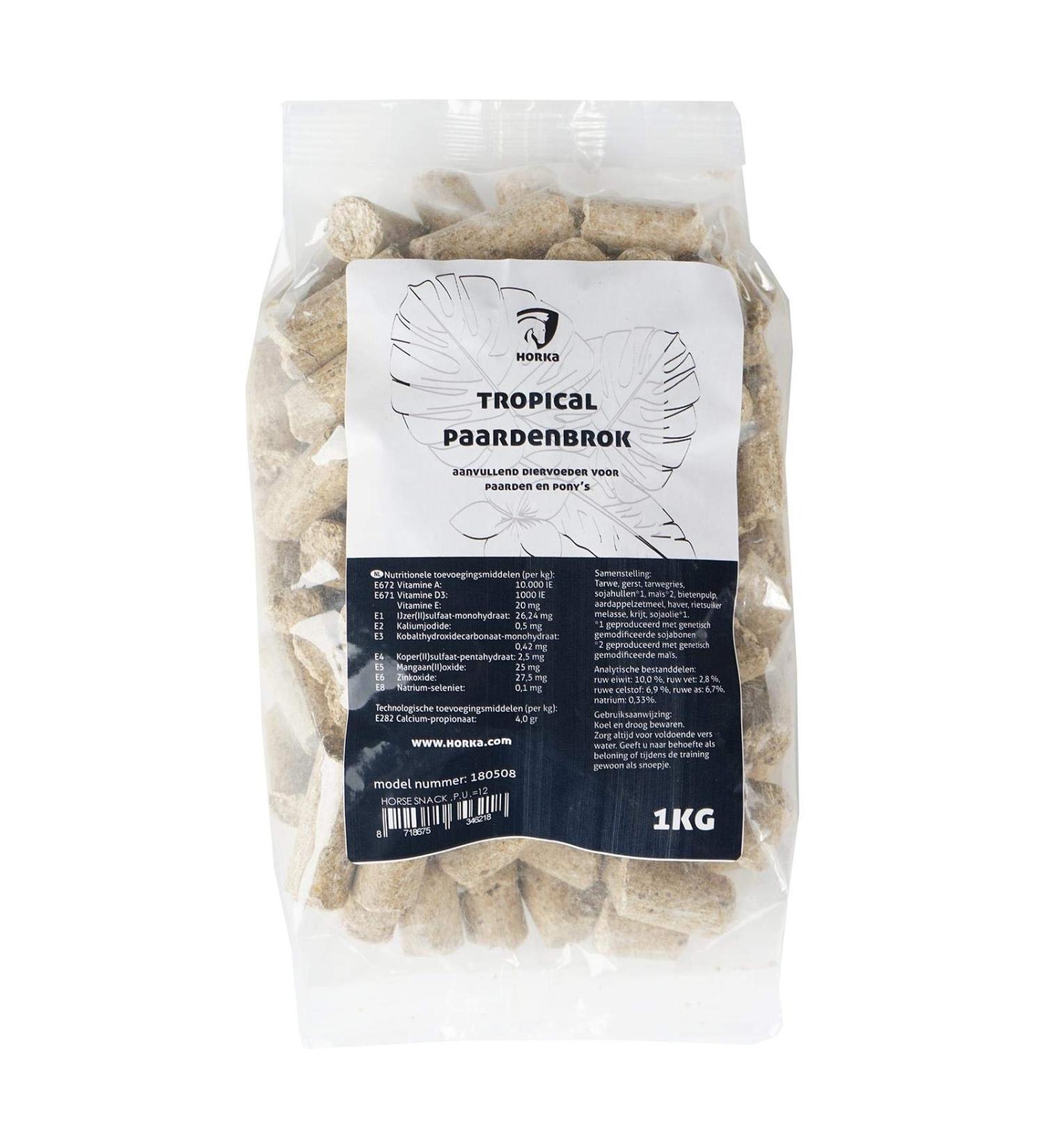 Horka Croquettes pour cheval - Pour cheval - 1 kg - Vanille tropicale